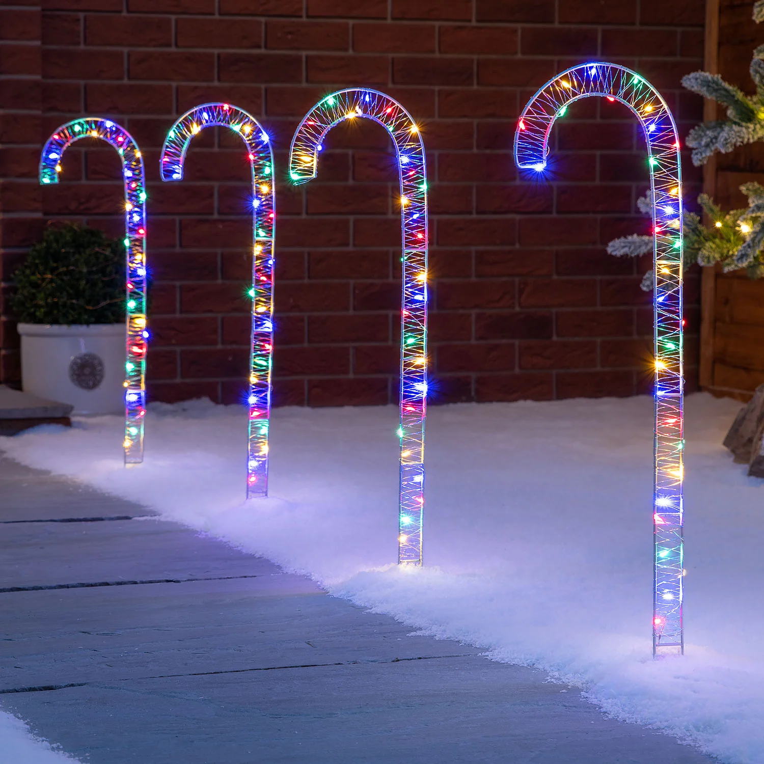 Mains Powered Micro LED Candy Canes - Image 5