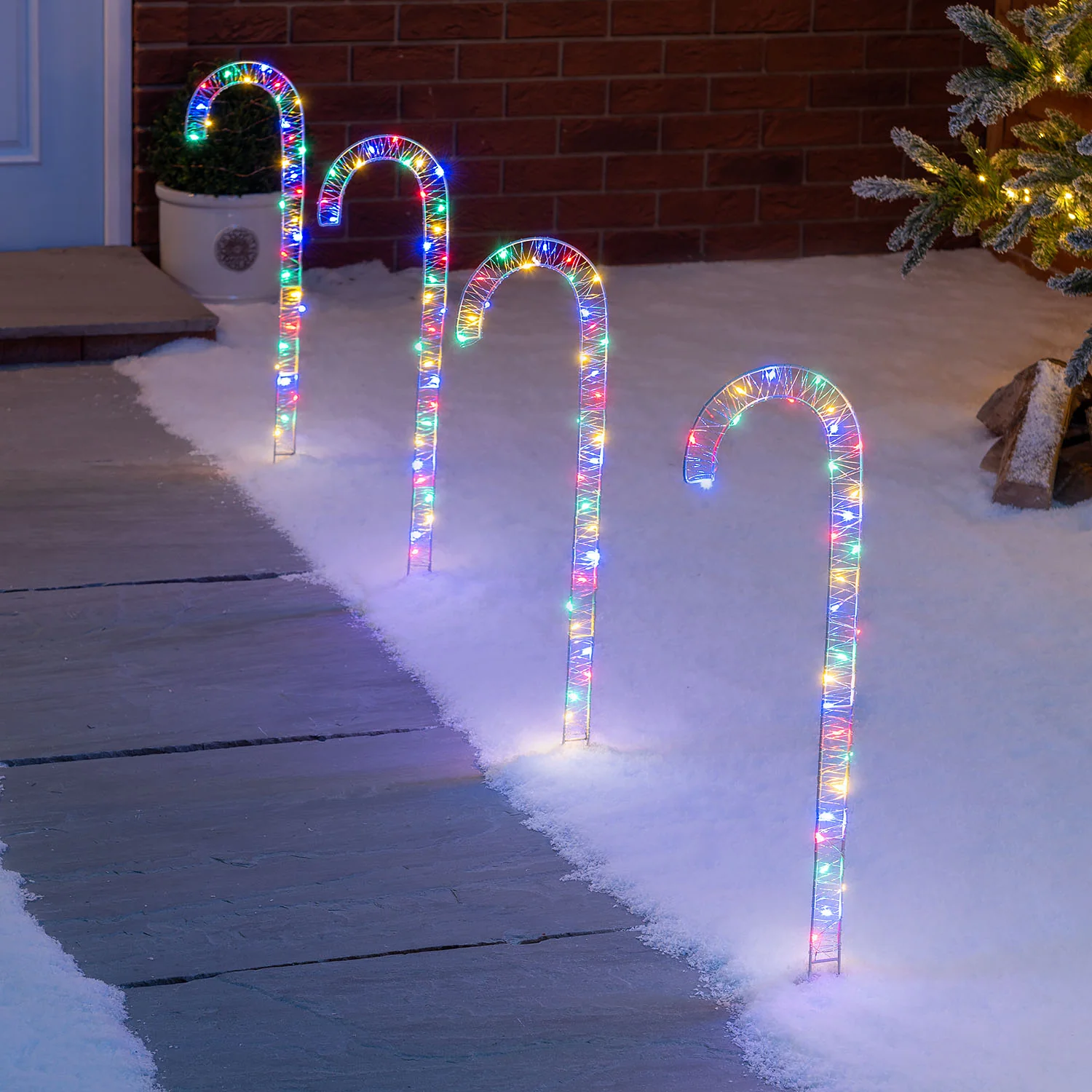 Mains Powered Micro LED Candy Canes - Image 6