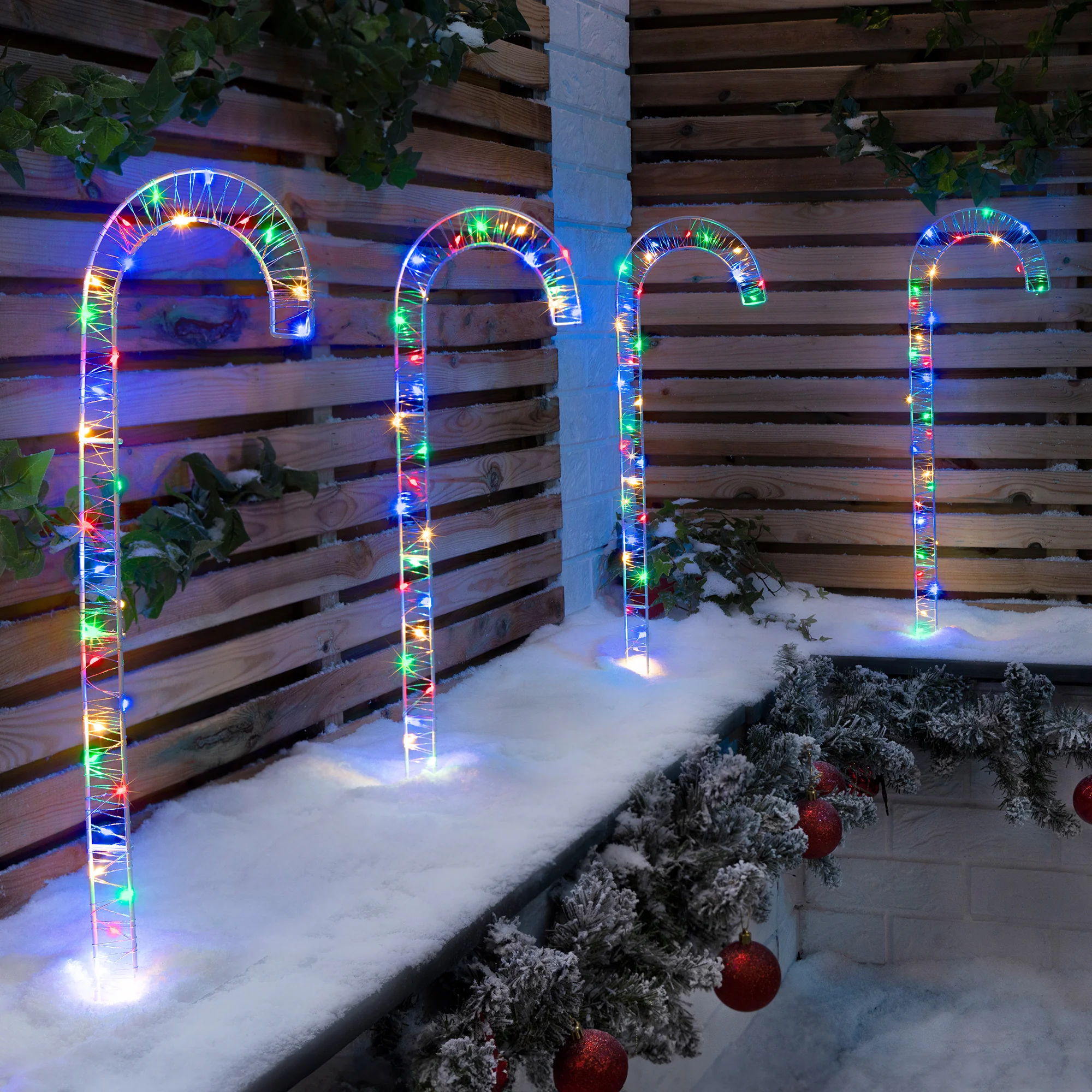 Mains Powered Micro LED Candy Canes - Image 7
