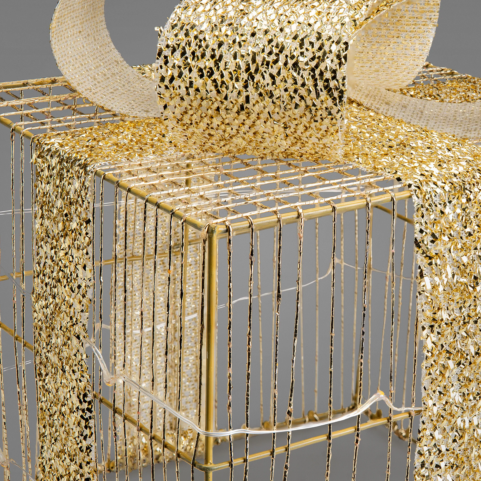 Micro LED Christmas Gift Boxes (Set of 3) - Image 3