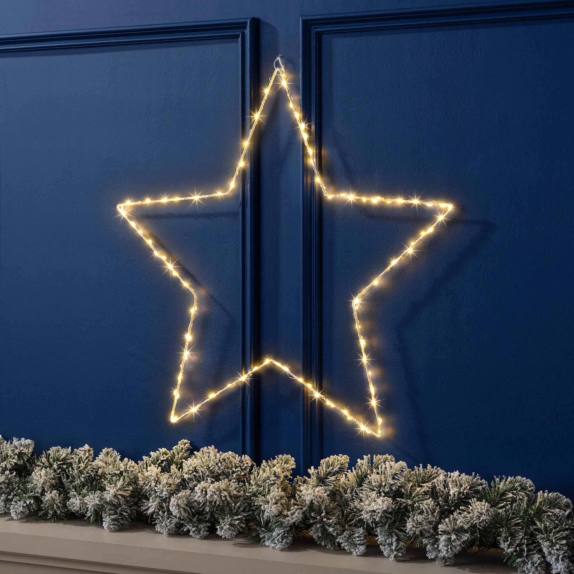 Micro LED Christmas Star Silhouette (60cm) - Image 3