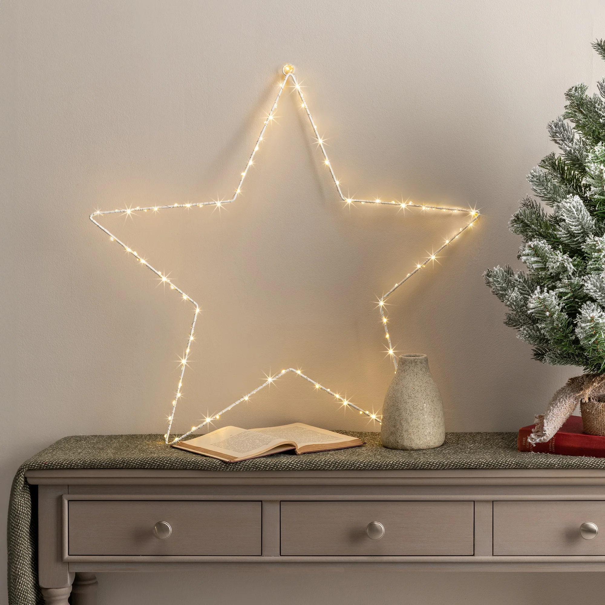 Micro LED Christmas Star Silhouette (60cm) - Image 4