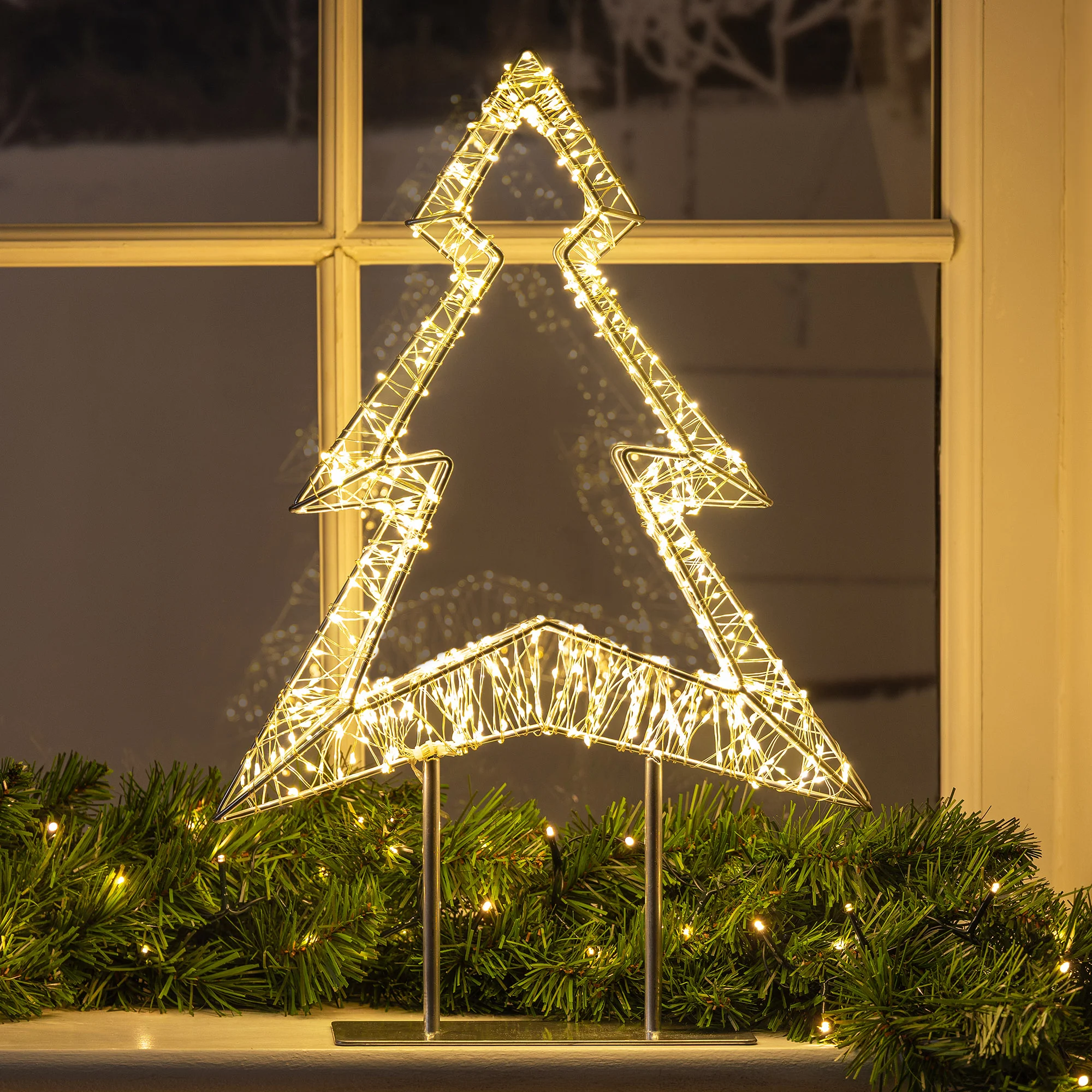 Micro LED Christmas Tree with Stand - Image 2