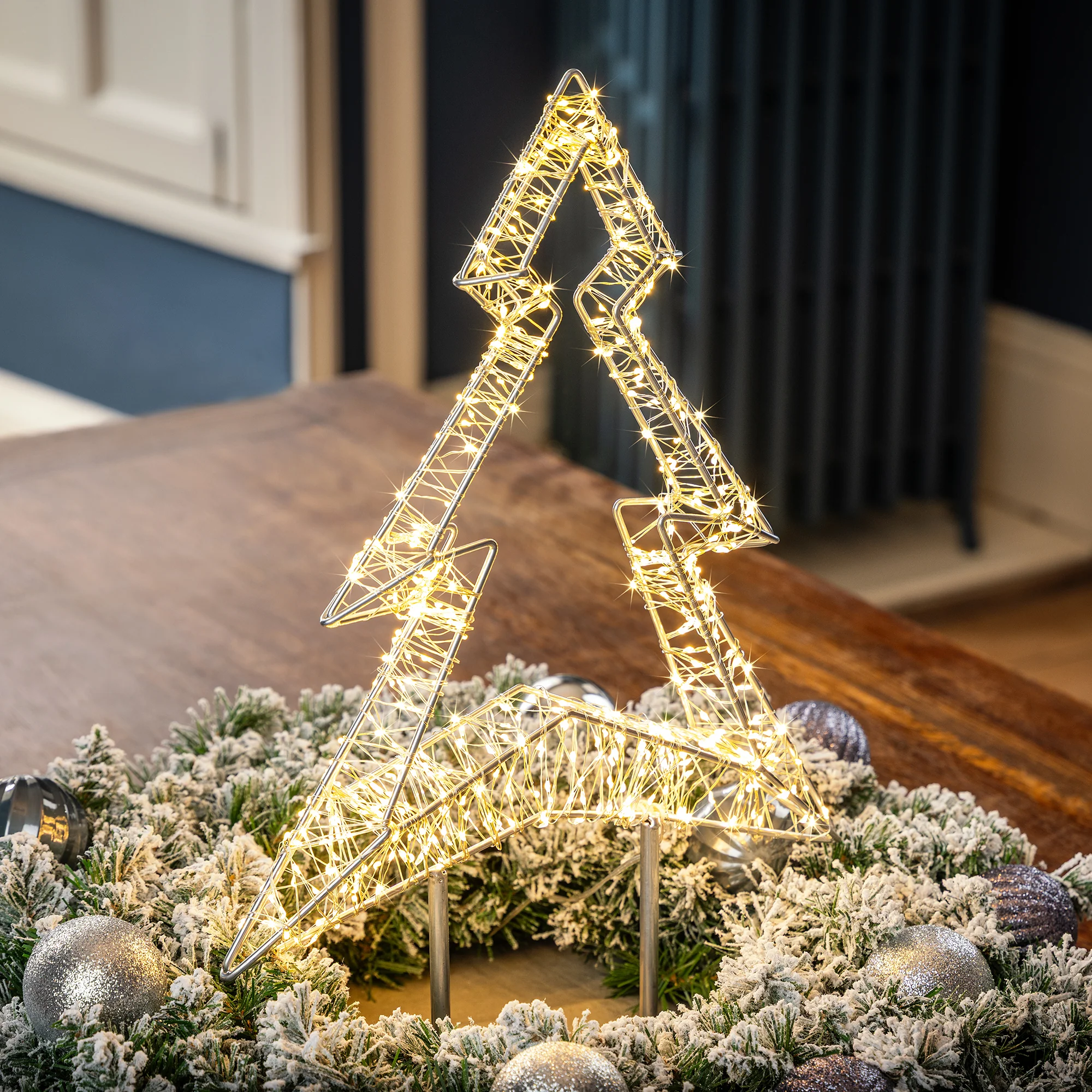 Micro LED Christmas Tree with Stand - Image 4