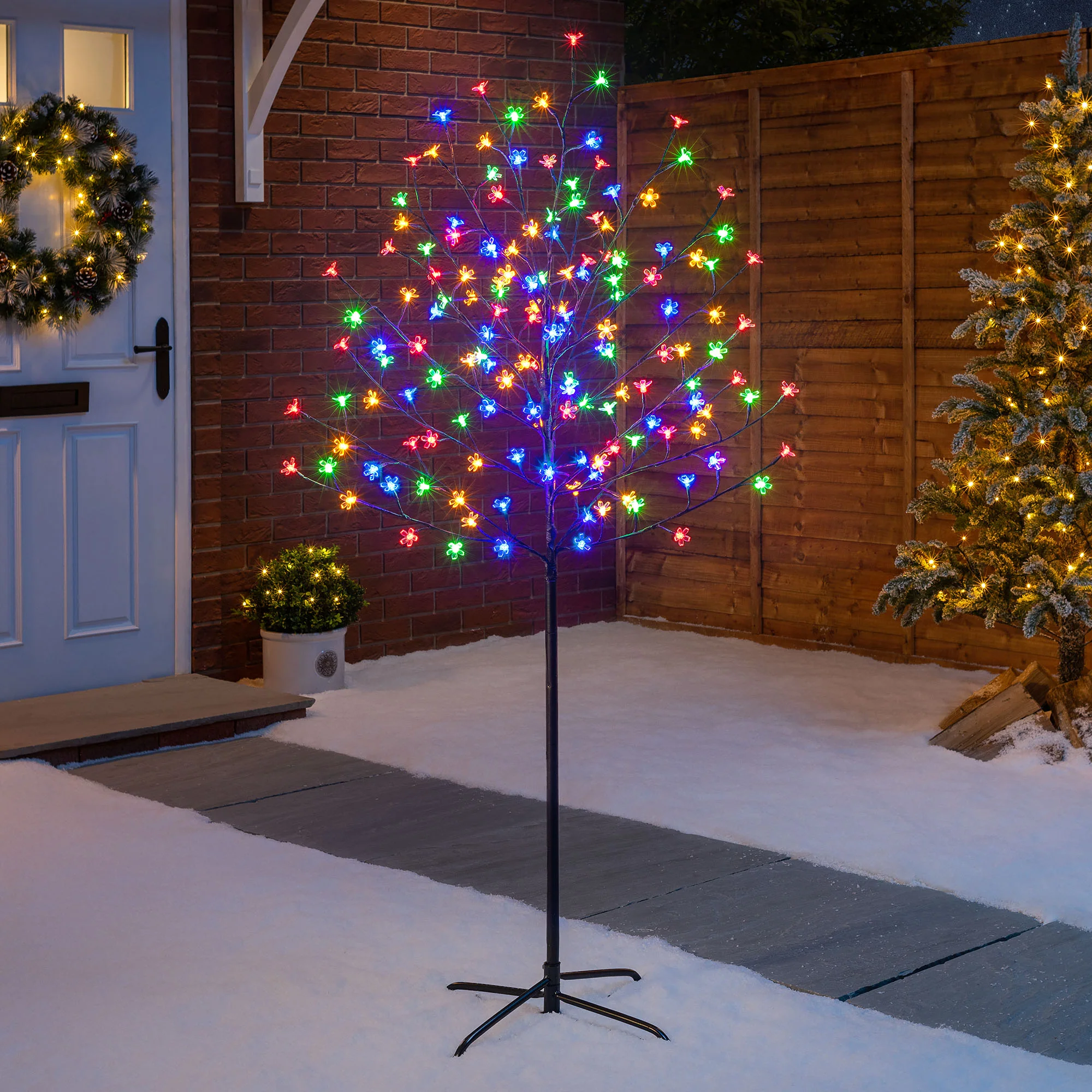 Multi-Coloured LED Cherry Blossom Tree - Image 3