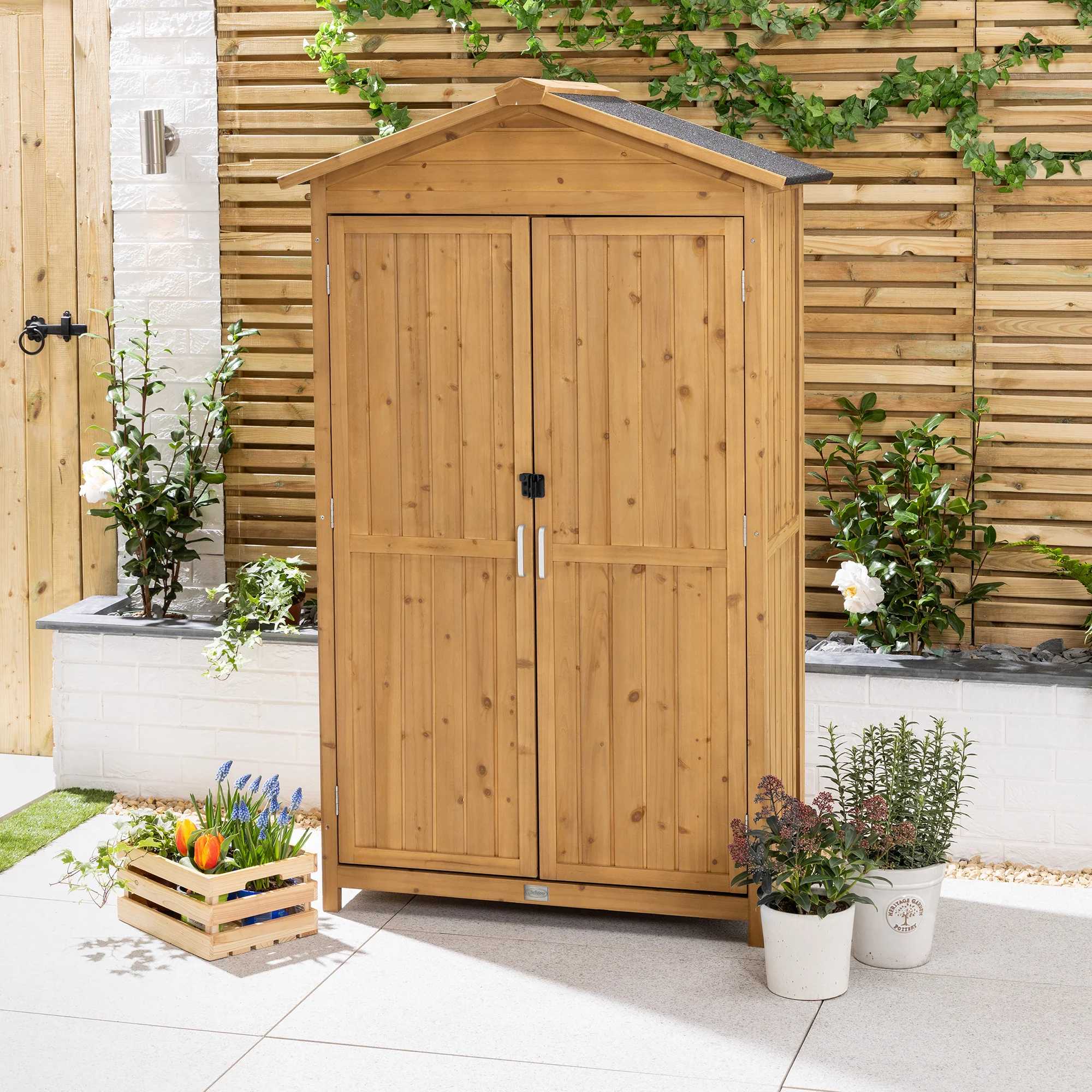 Narrow Double Door Garden Shed - Image 10