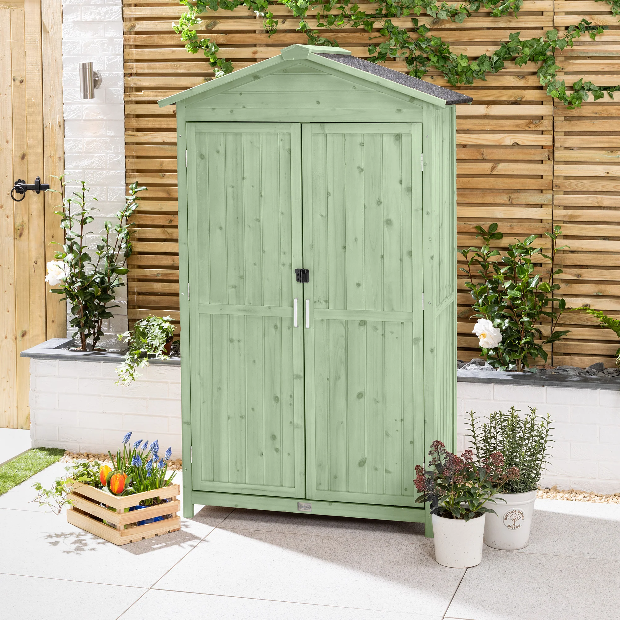 Narrow Double Door Garden Shed - Image 14