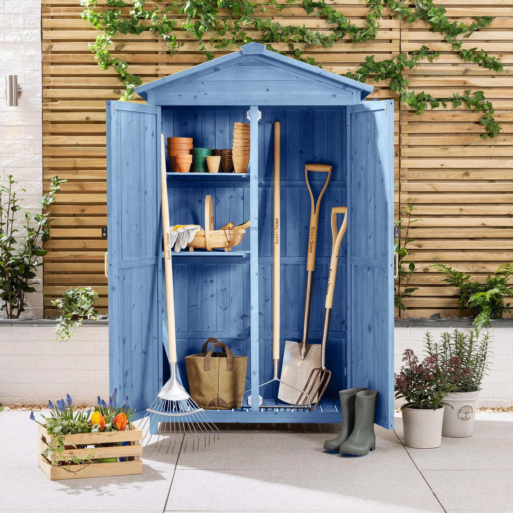 Narrow Double Door Garden Shed - Image 3