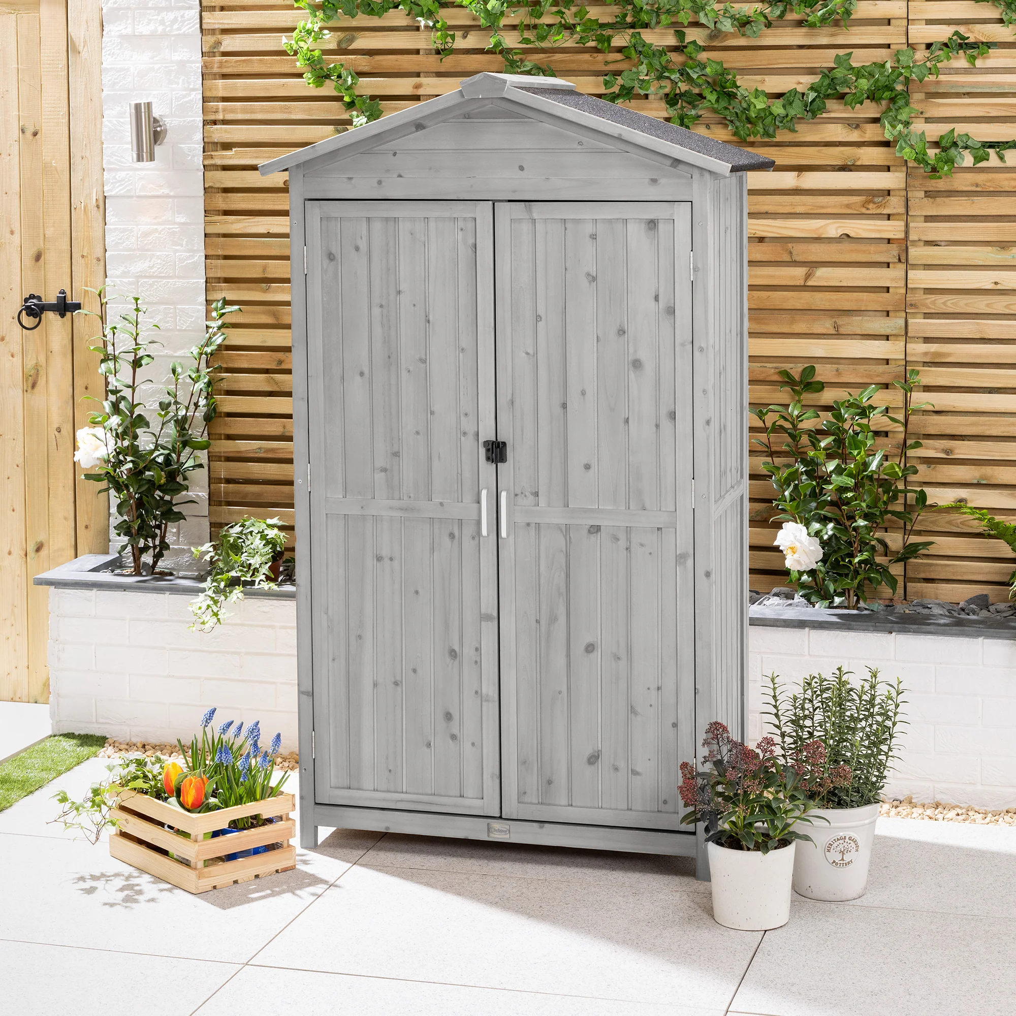 Narrow Double Door Garden Shed - Image 6