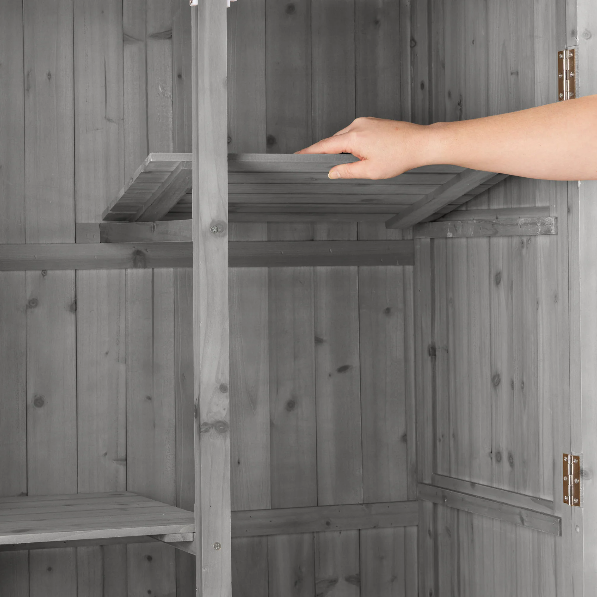 Narrow Double Door Garden Shed - Image 8