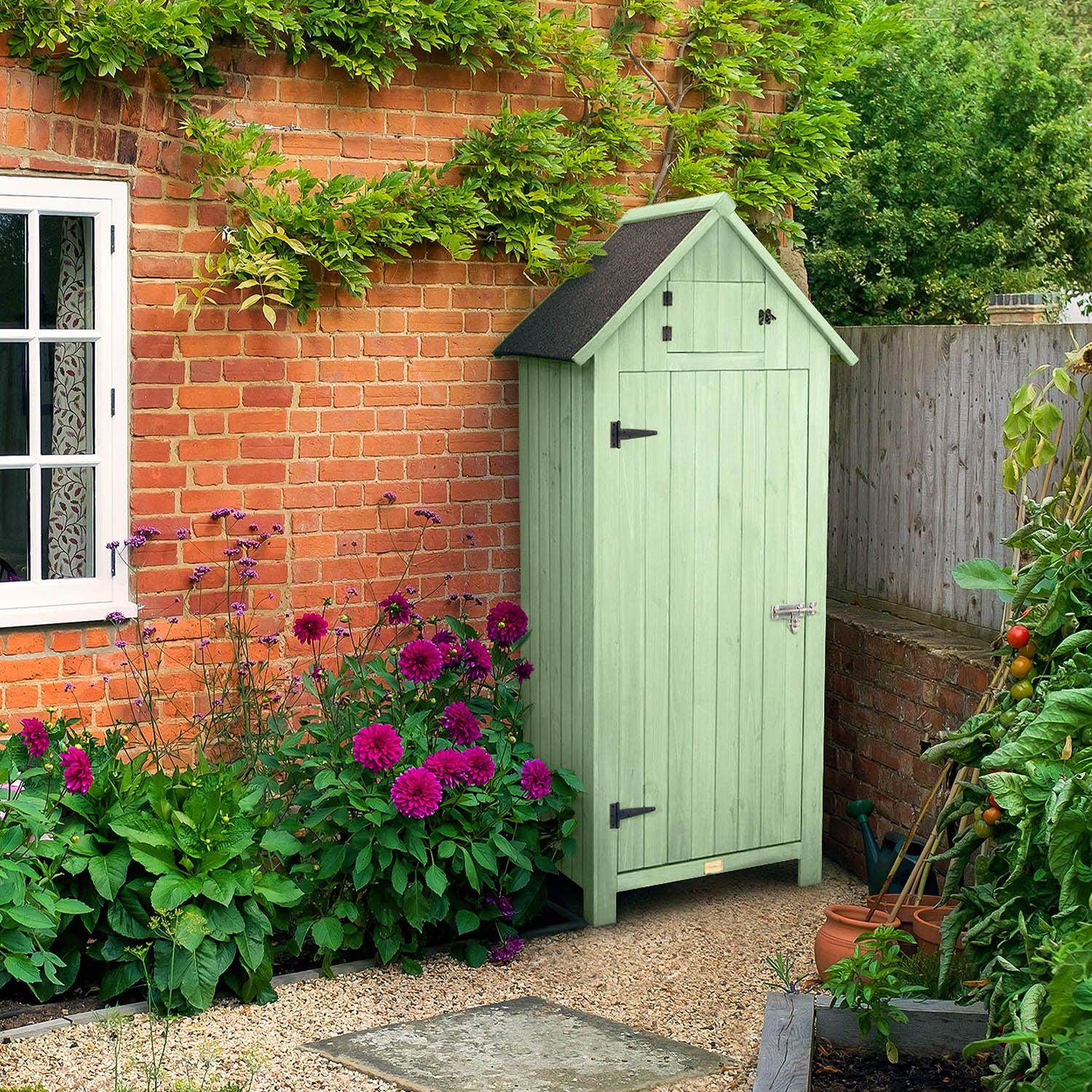 Narrow Single Door Garden Shed - Image 14