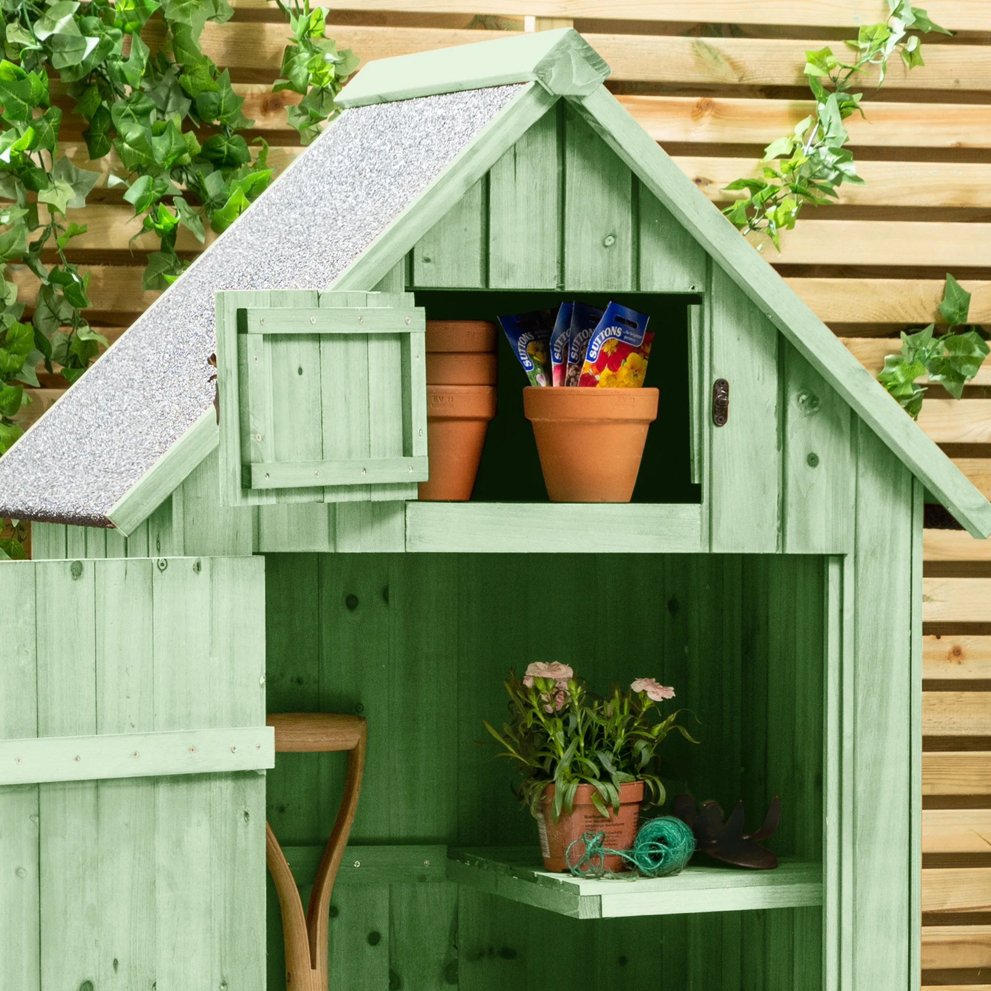Narrow Single Door Garden Shed - Image 15