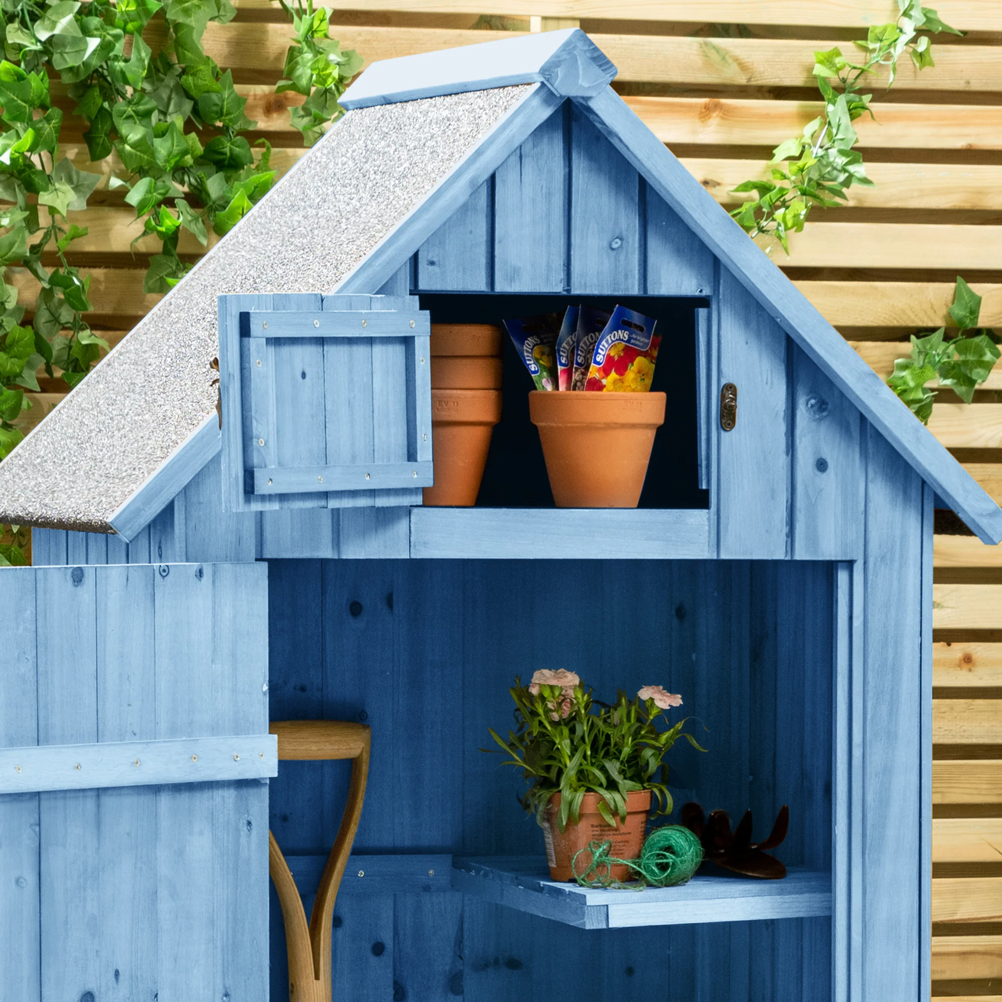 Narrow Single Door Garden Shed - Image 3