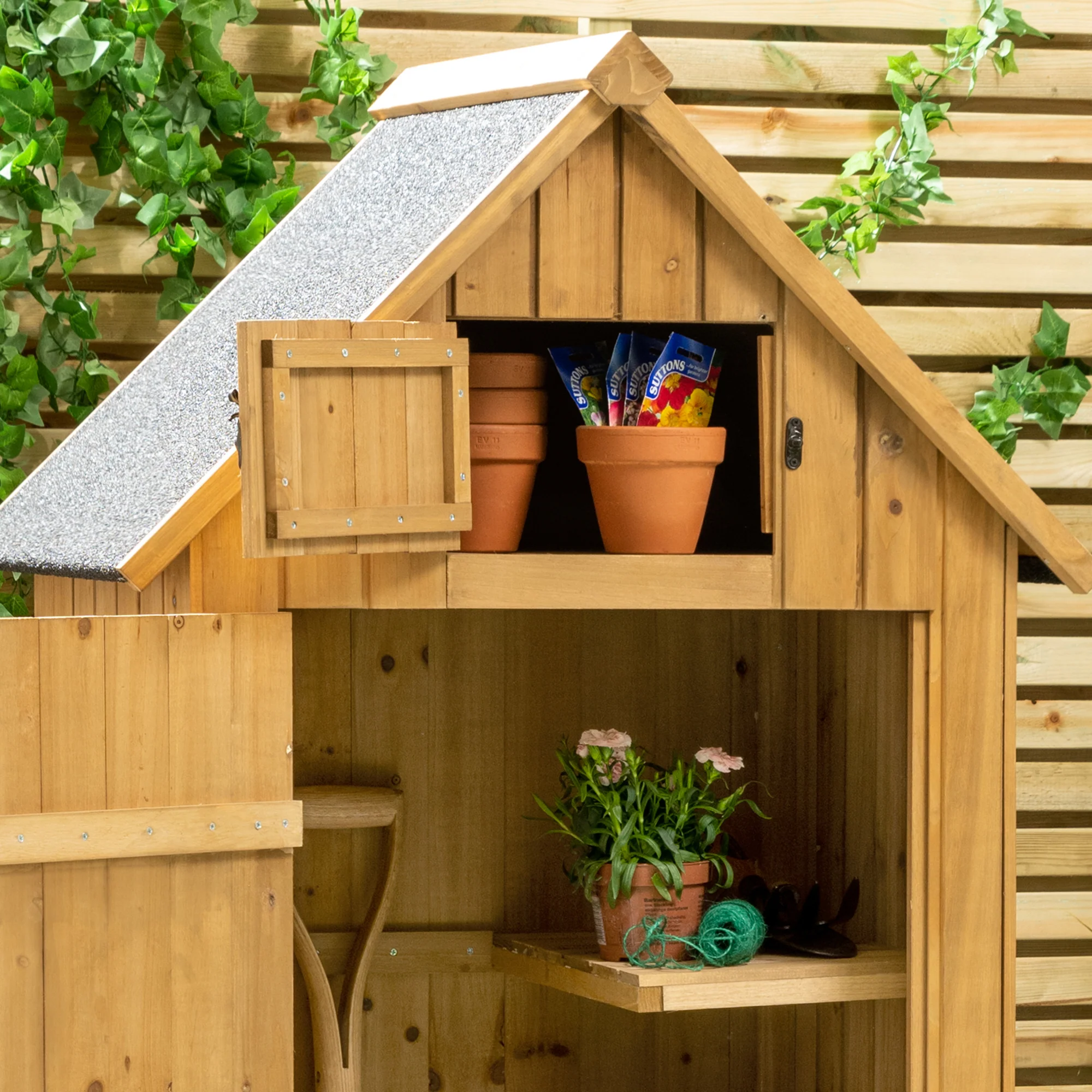 Narrow Single Door Garden Shed - Image 7