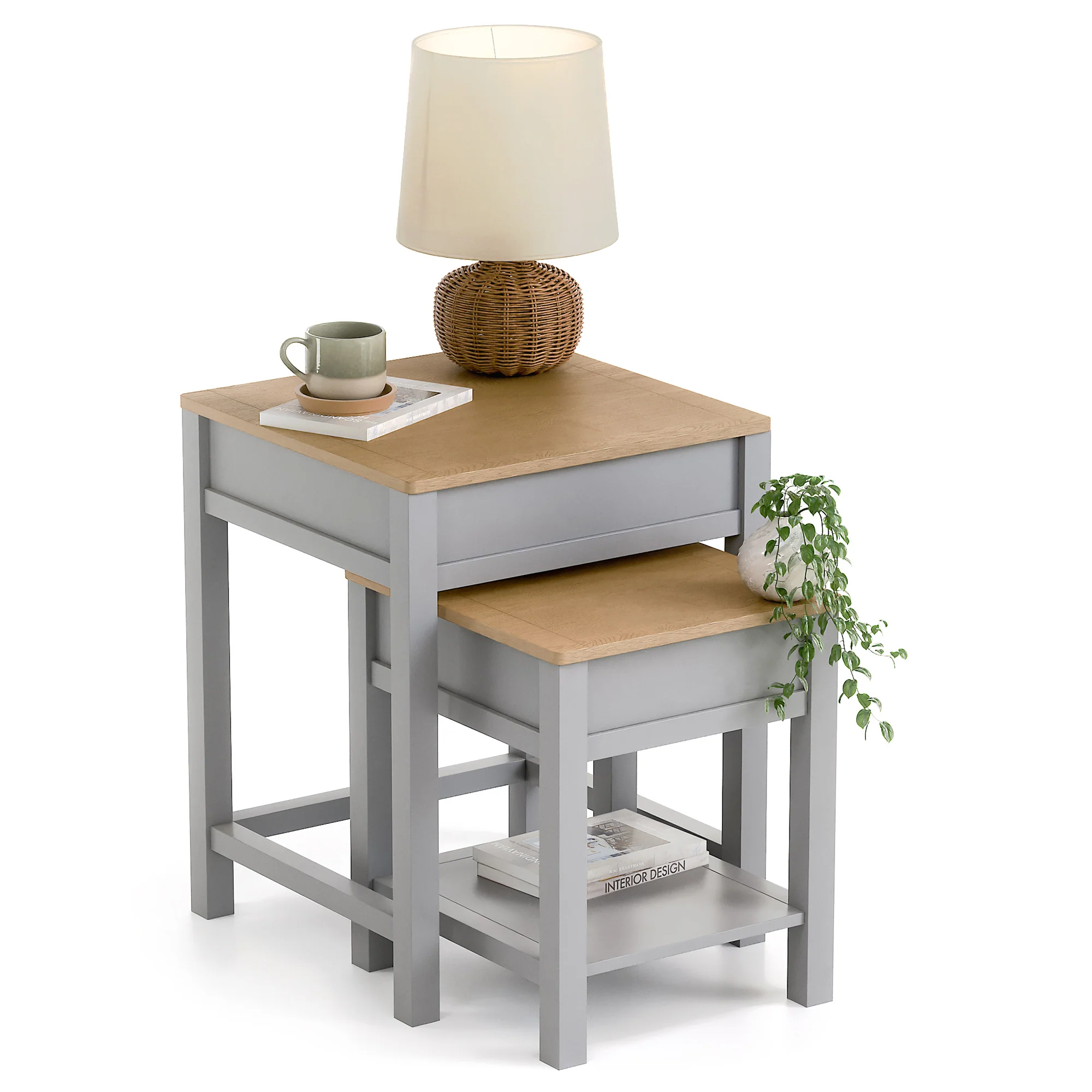 Dartmouth Nest of Tables with Storage - Image 13