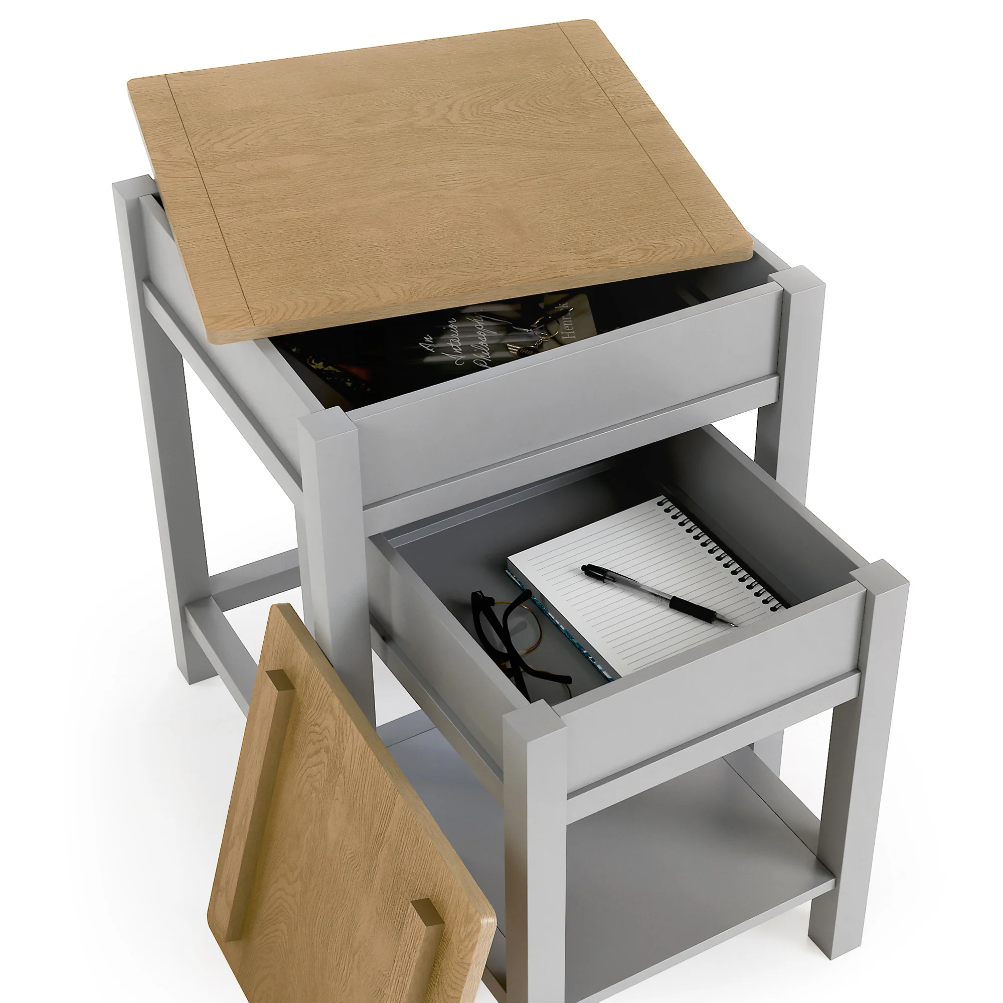 Dartmouth Nest of Tables with Storage - Image 14