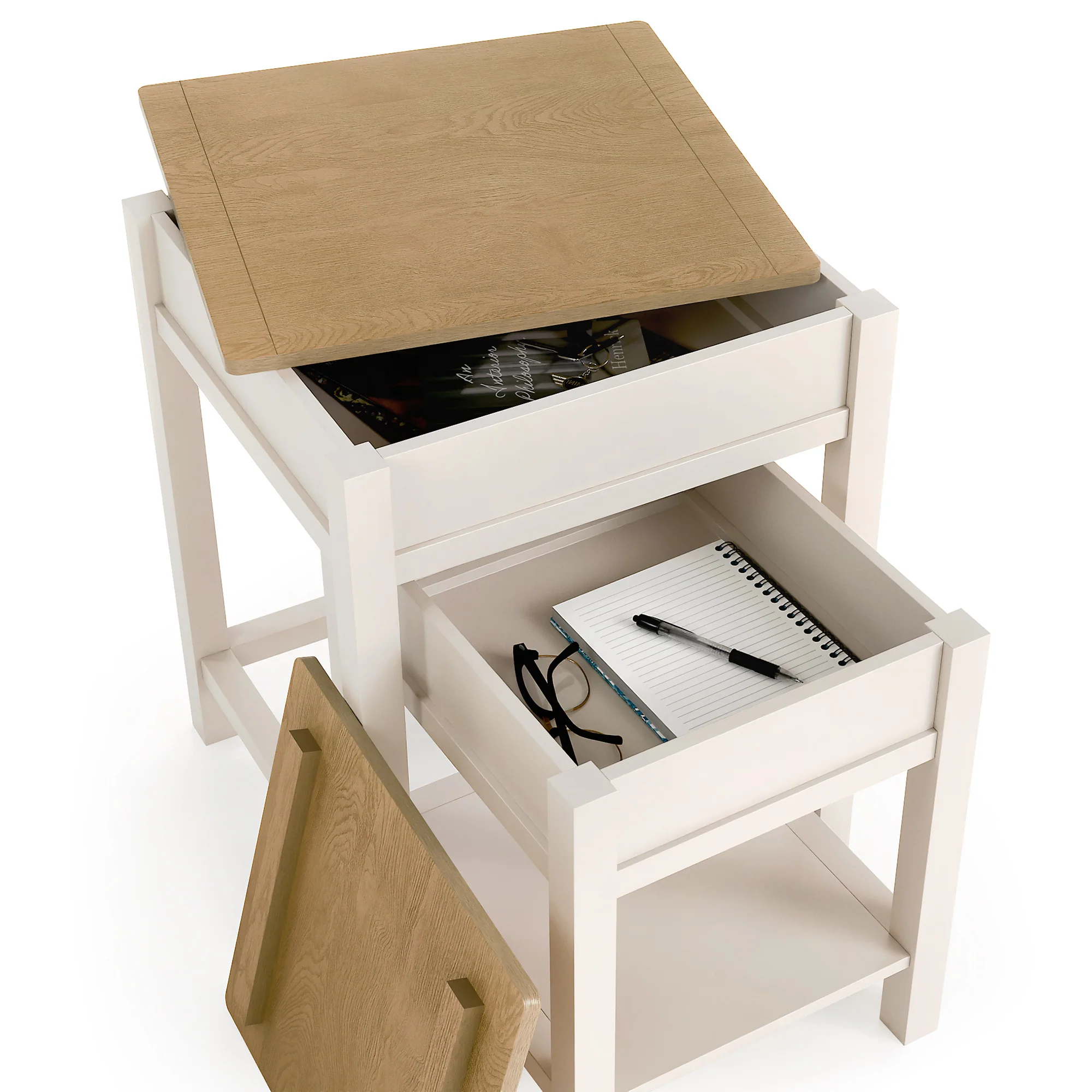 Dartmouth Nest of Tables with Storage - Image 6