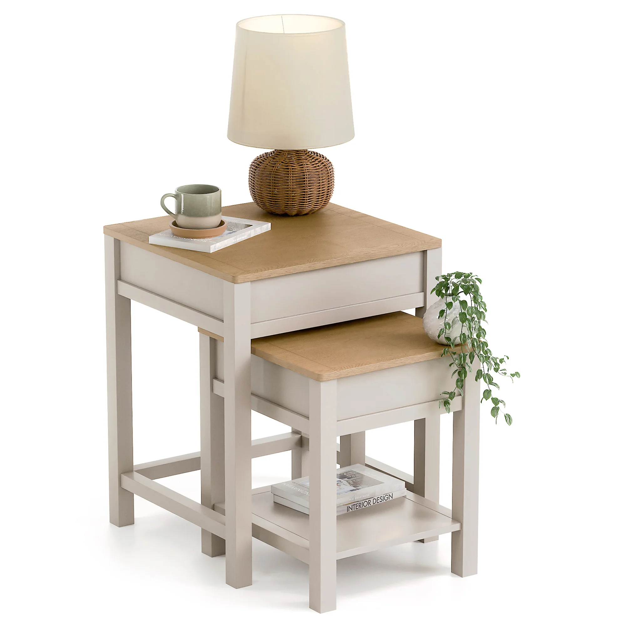 Dartmouth Nest of Tables with Storage - Image 9