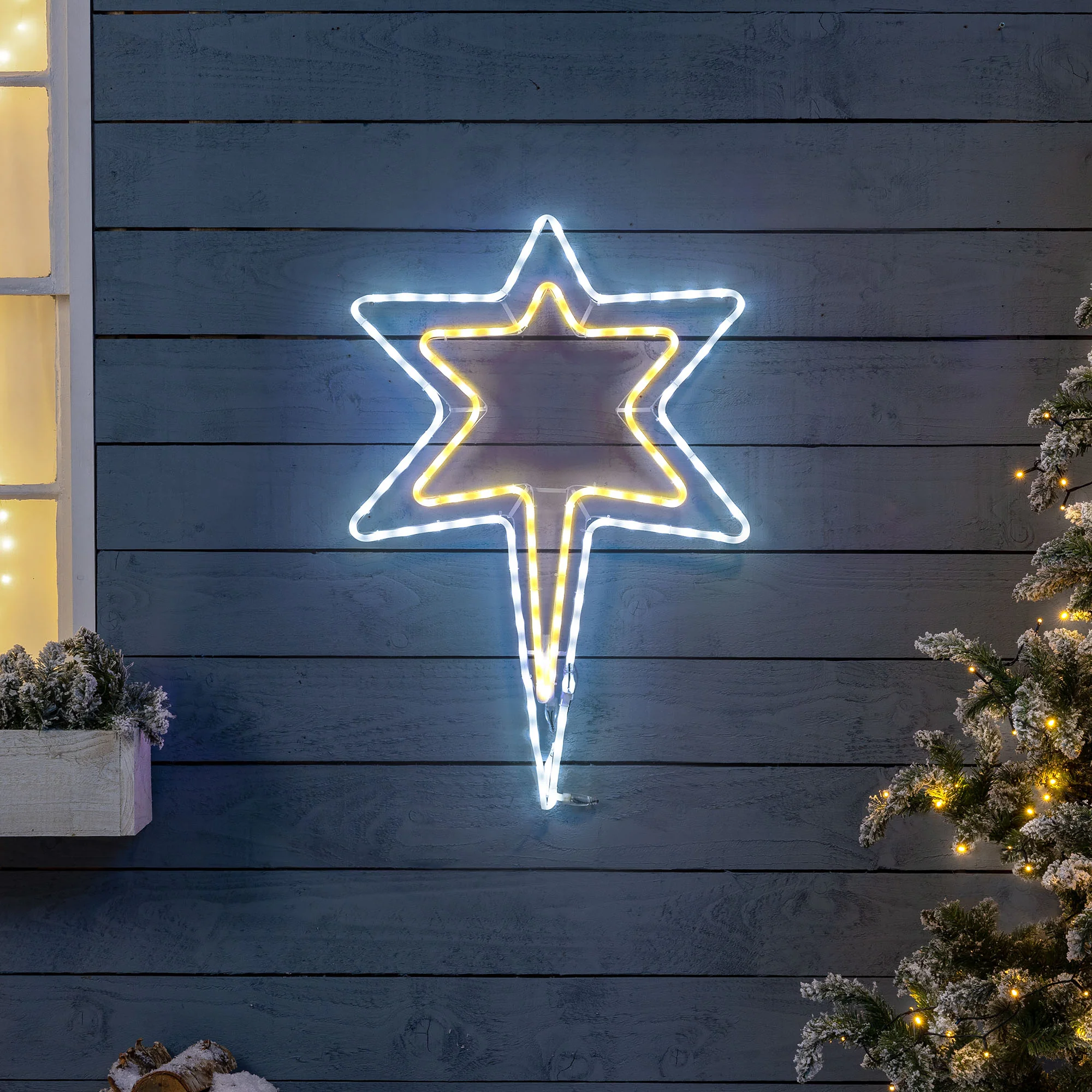 North Star Christmas Wall Light