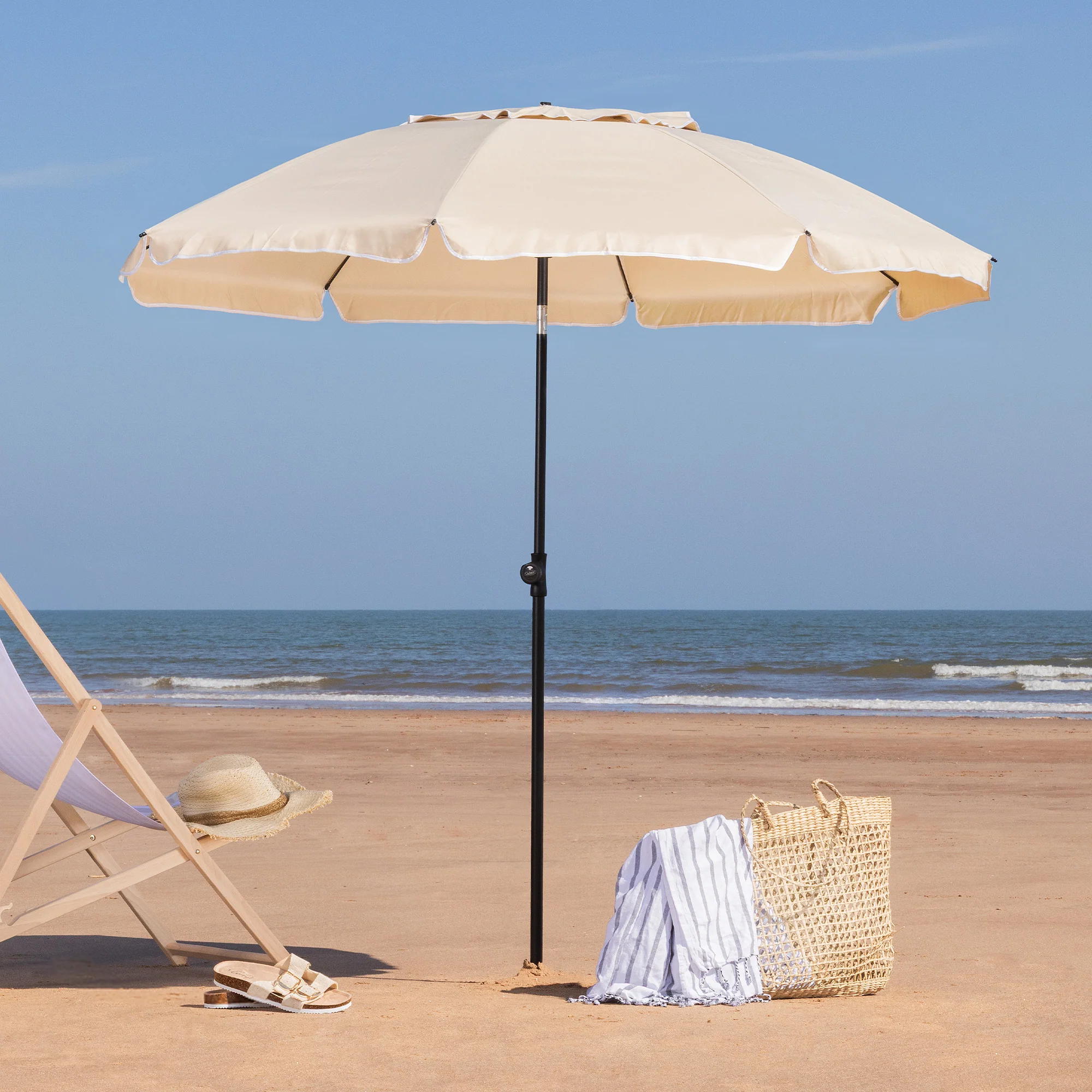 Portable Beach Parasol – 2m - Image 9
