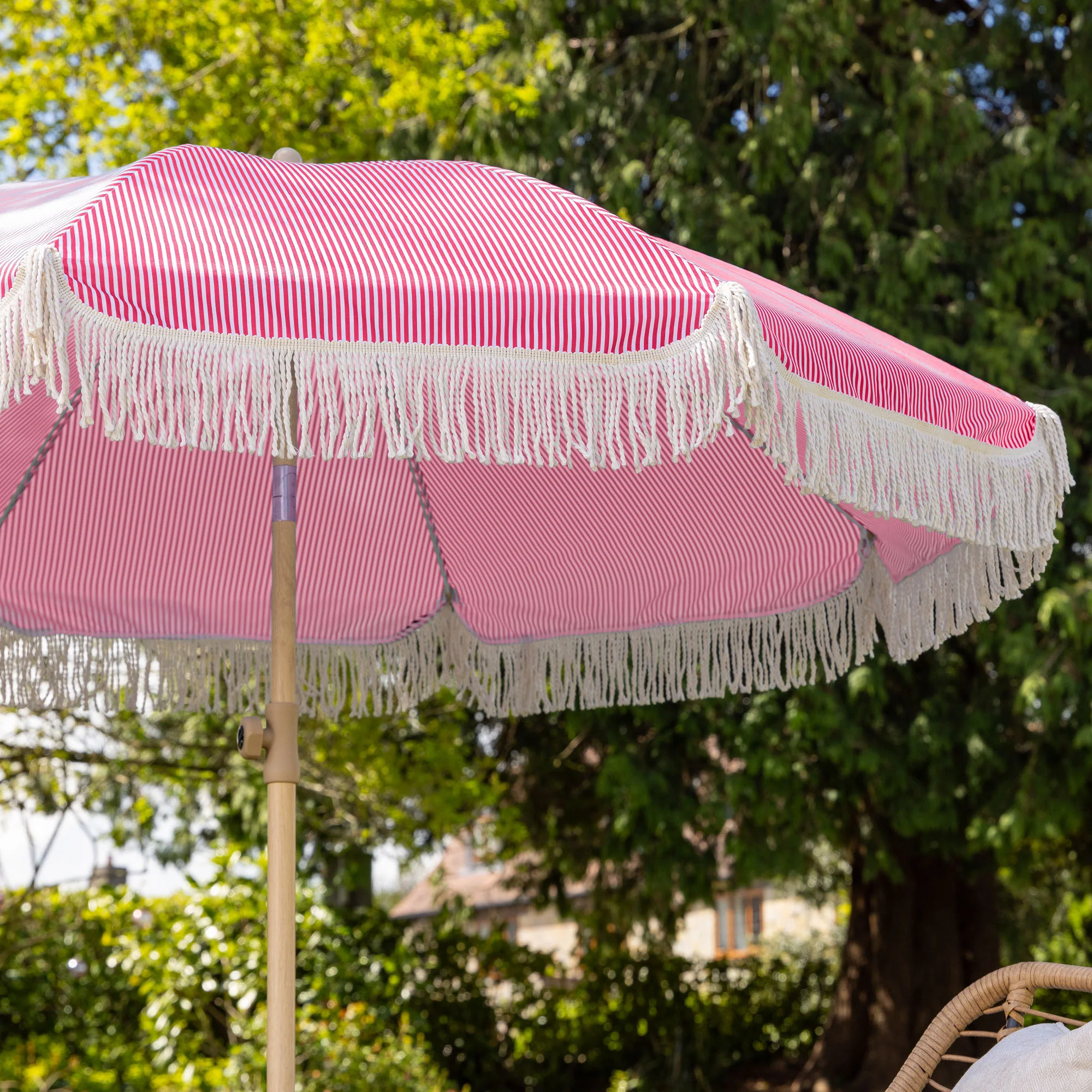 Portable Tassel Parasol with Tilt – 2m - Image 15