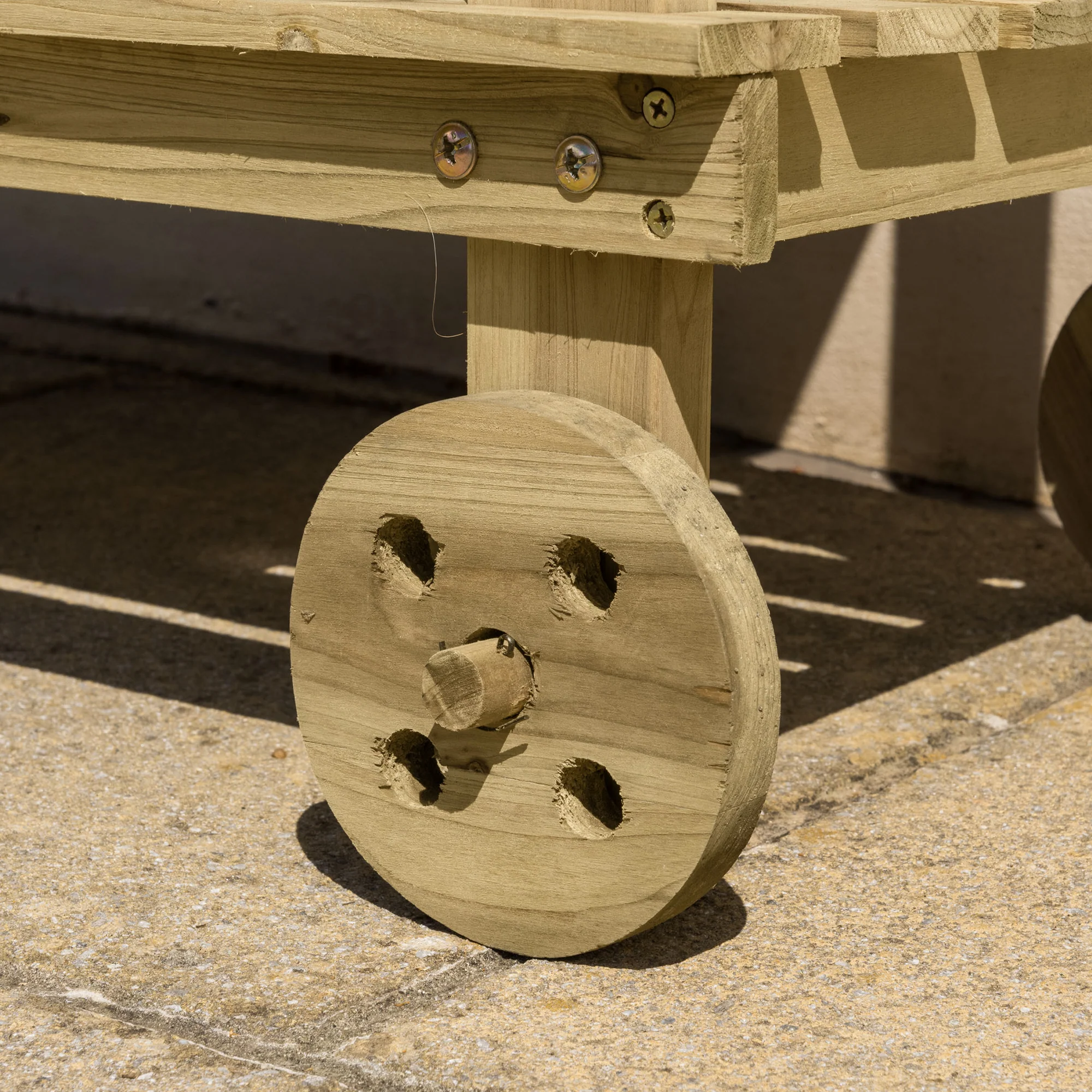 Garden Potting Table With Wheels - Image 3