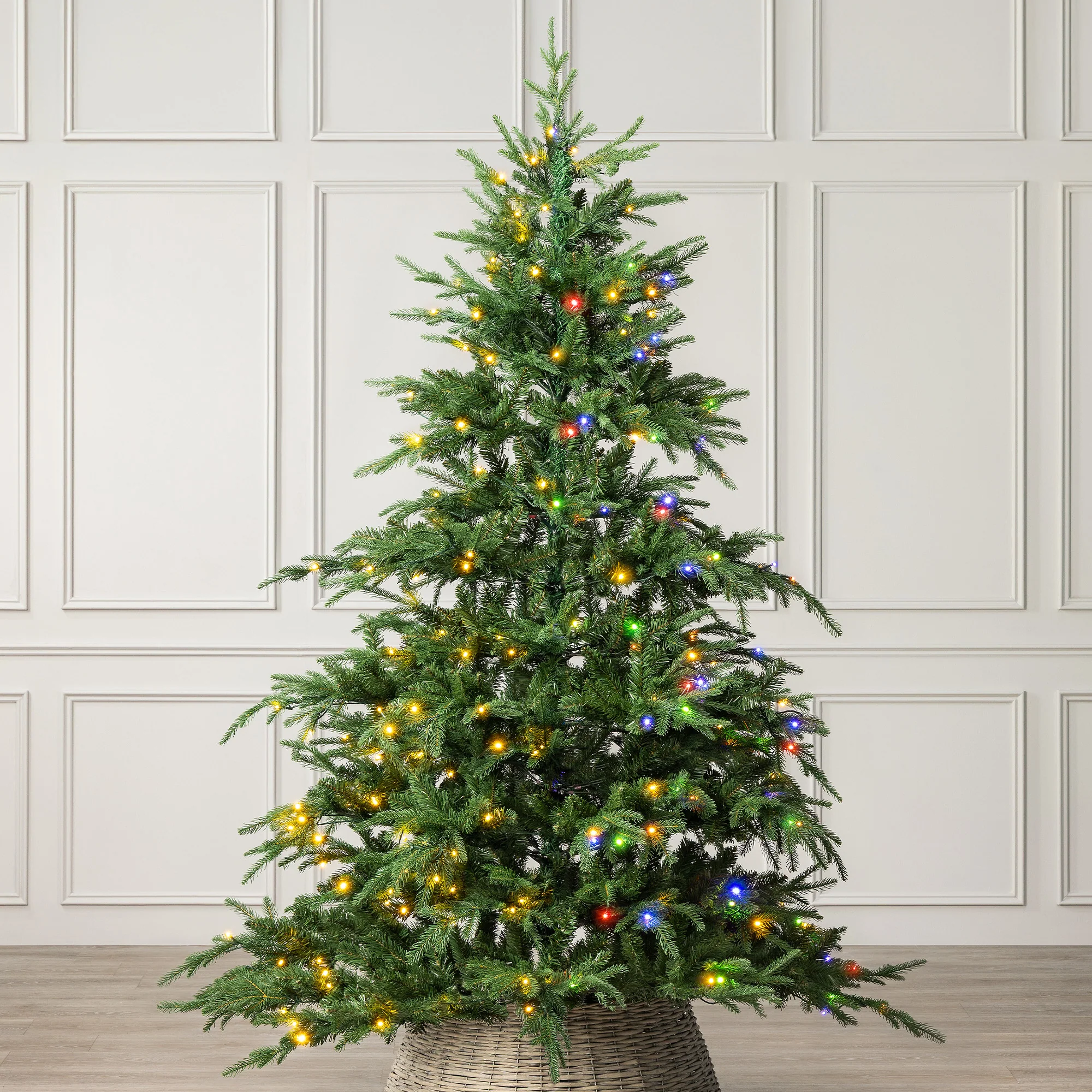 Pre-Lit Nordmann Fir Christmas Tree - Image 3