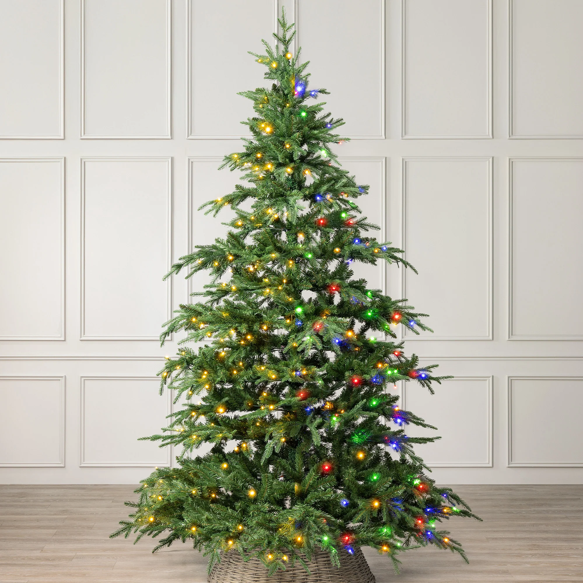 Pre-Lit Nordmann Fir Christmas Tree - Image 5