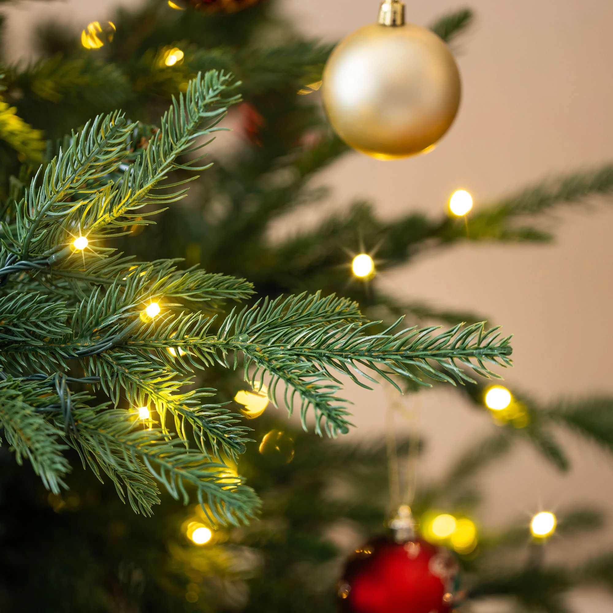 Pre-Lit Nordmann Fir Christmas Tree - Image 7
