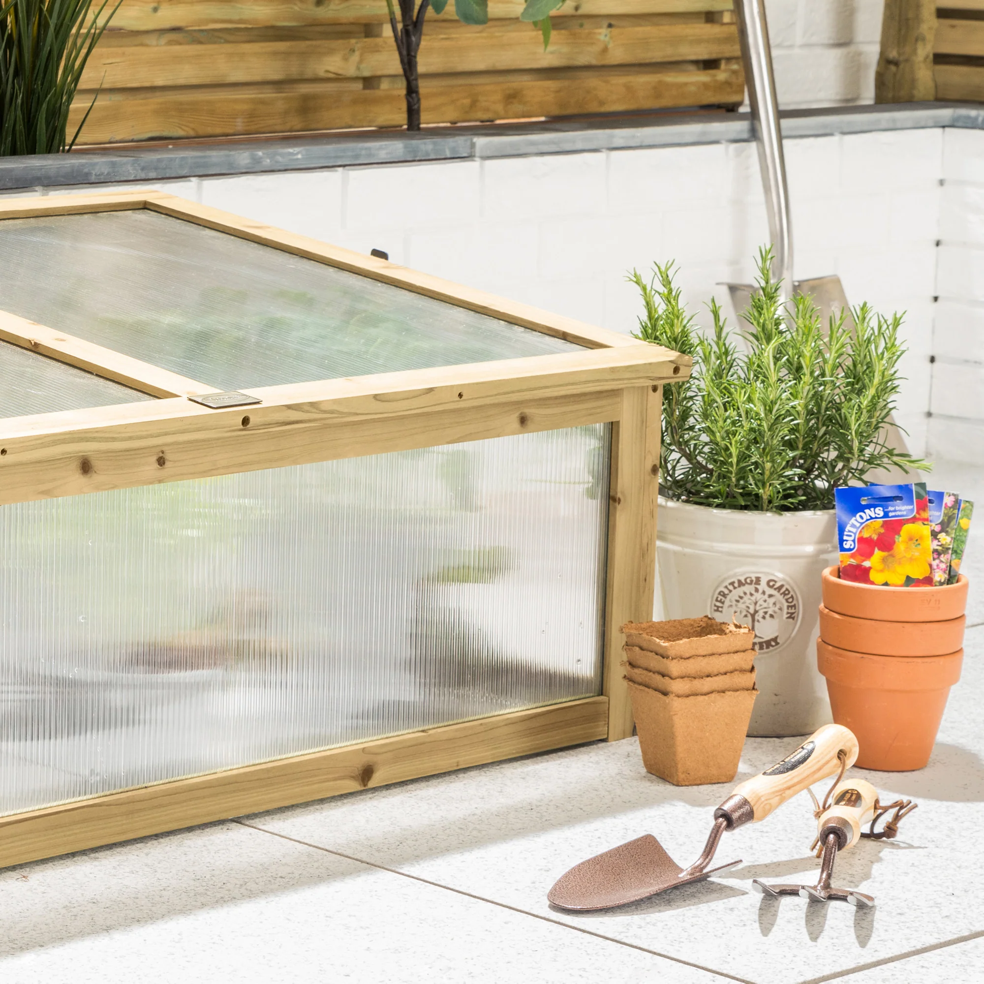 Raised Bed Cold Frame – 100cm Wide - Image 7