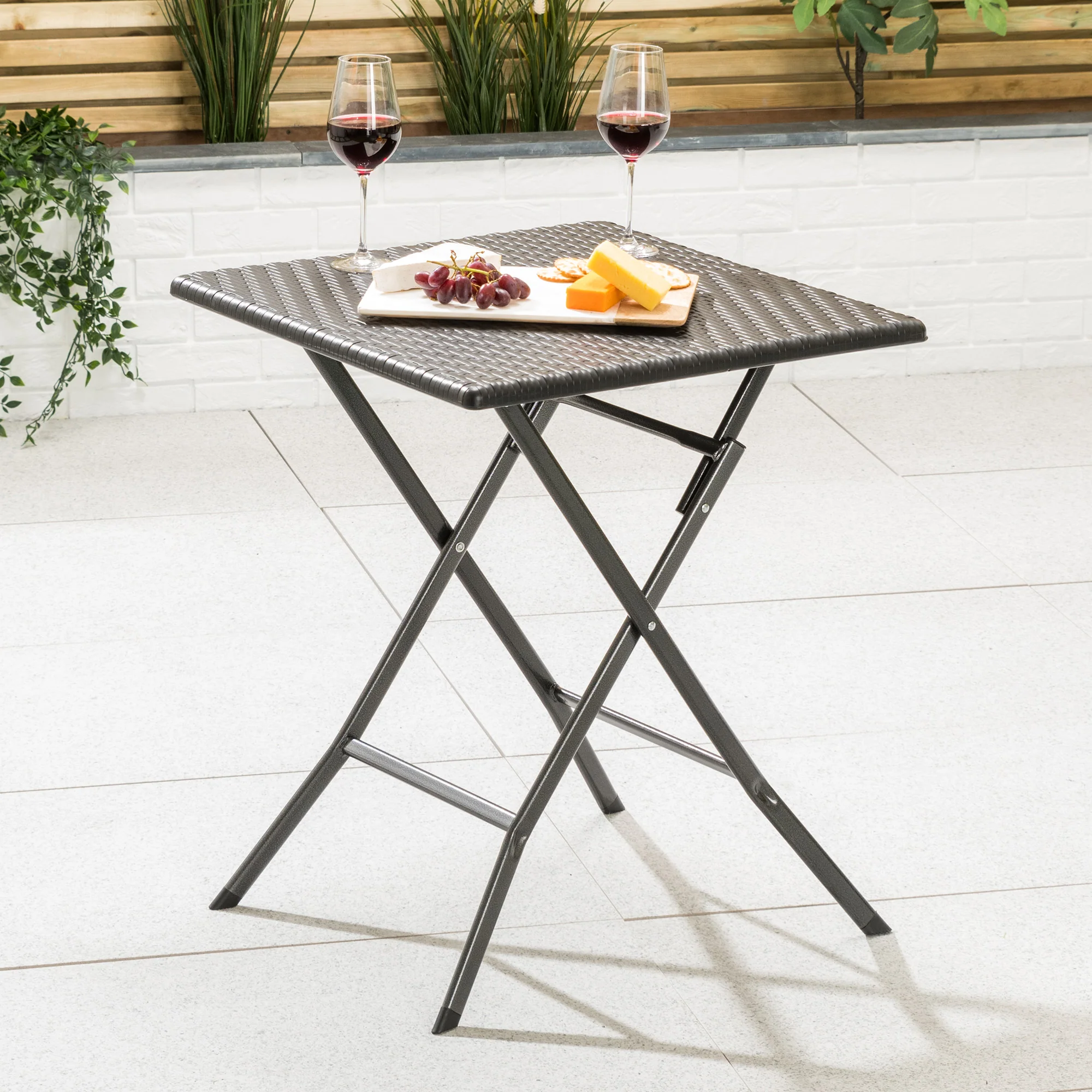Rattan Effect Bistro Set – 3 Piece - Image 4