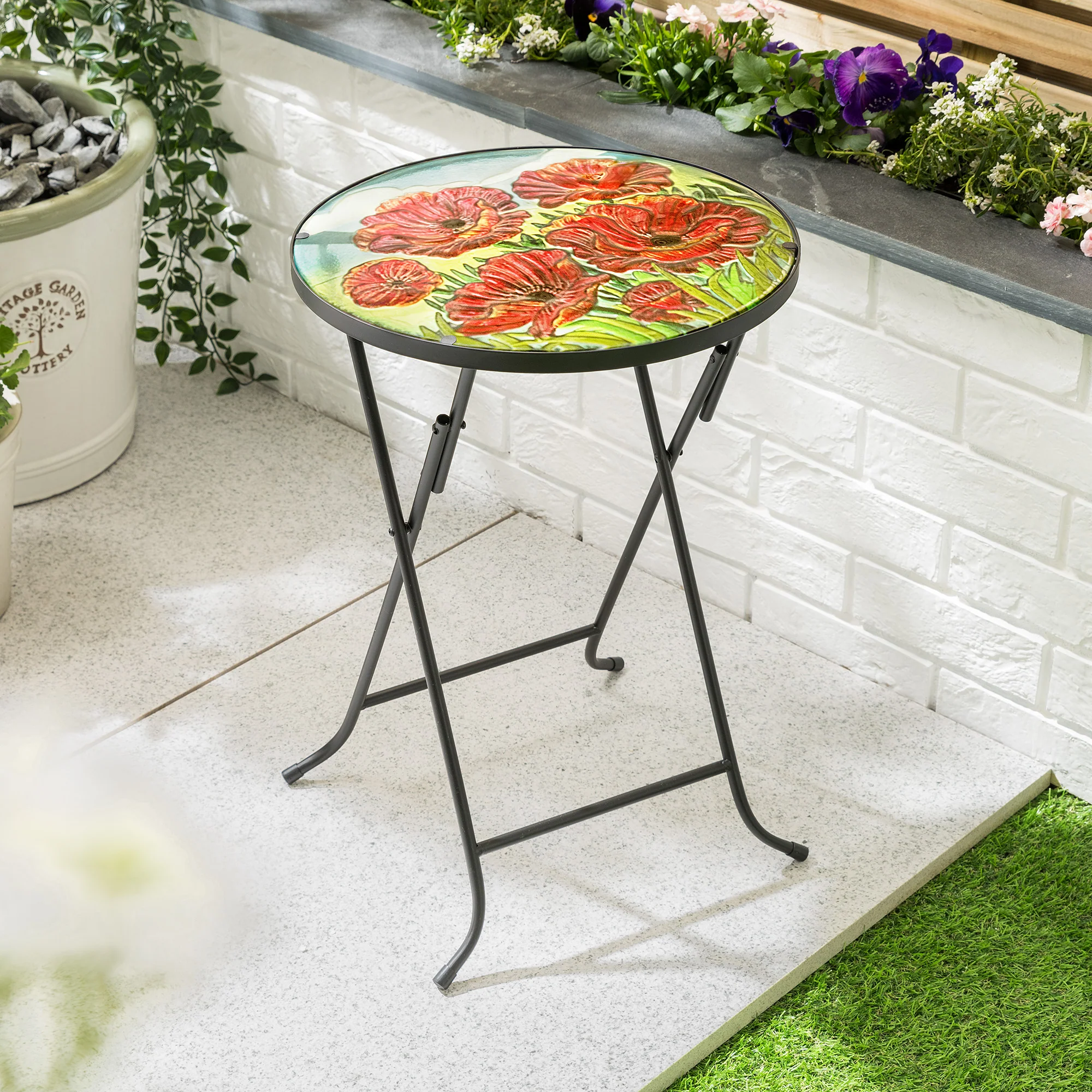 Round Glass Bistro Table - Image 4