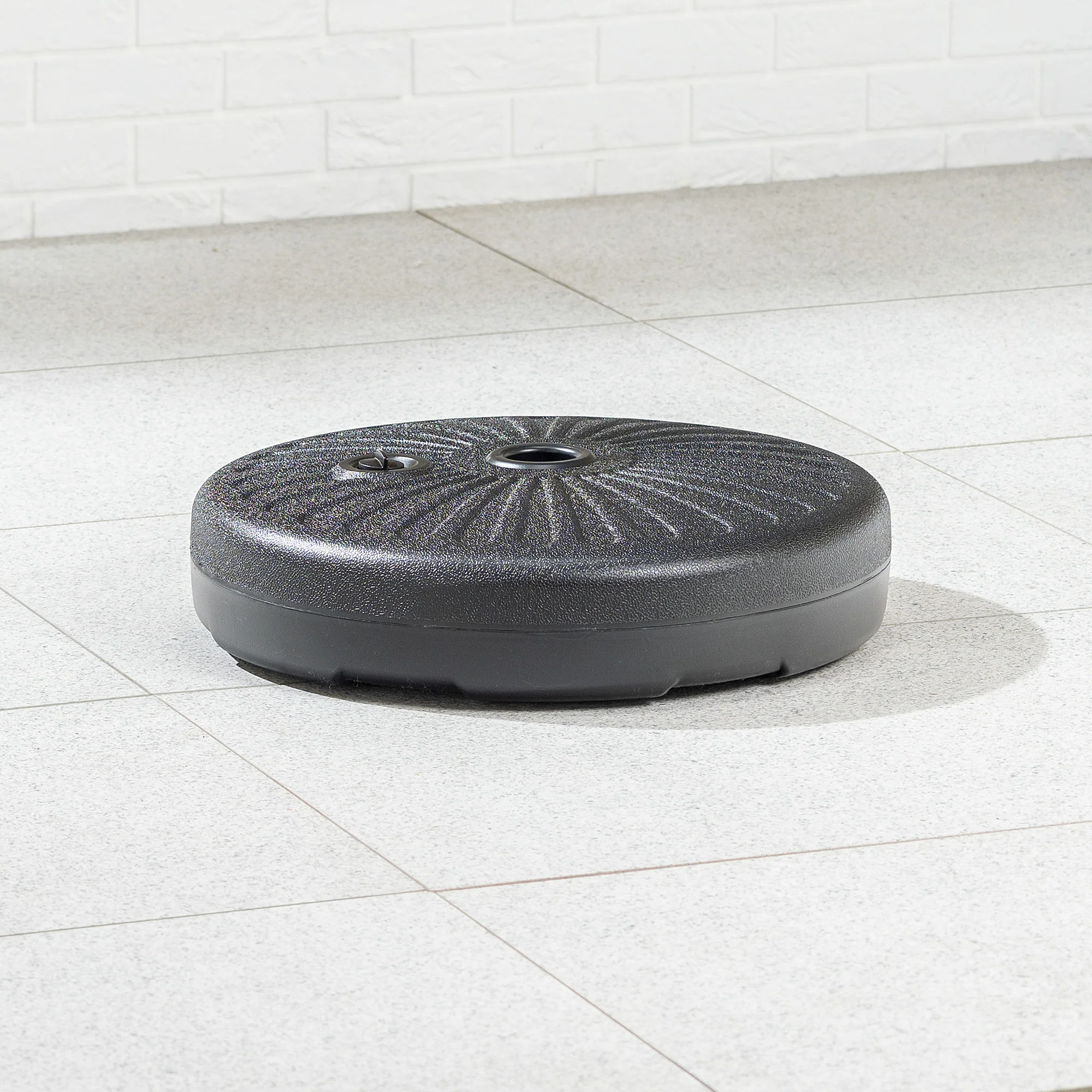 Round Plastic Parasol Base – 35kg - Image 3
