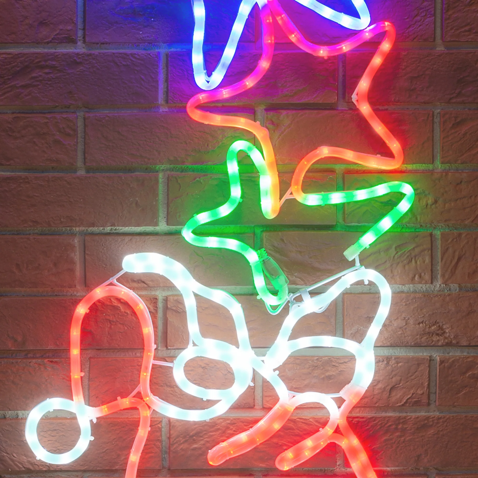 Santa & Star Wall Light - Image 3