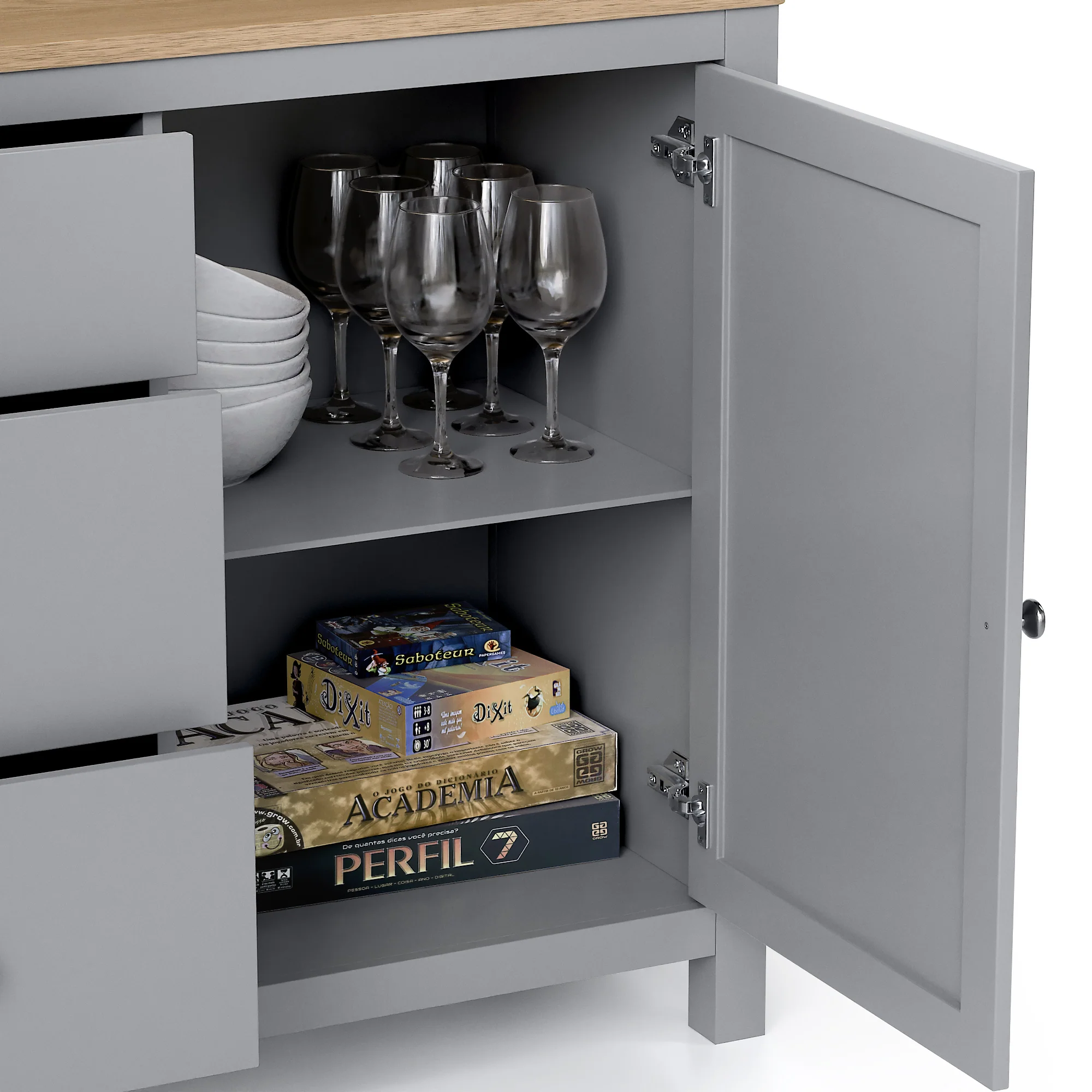 Dartmouth Sideboard with Cupboards & Drawers - Image 12