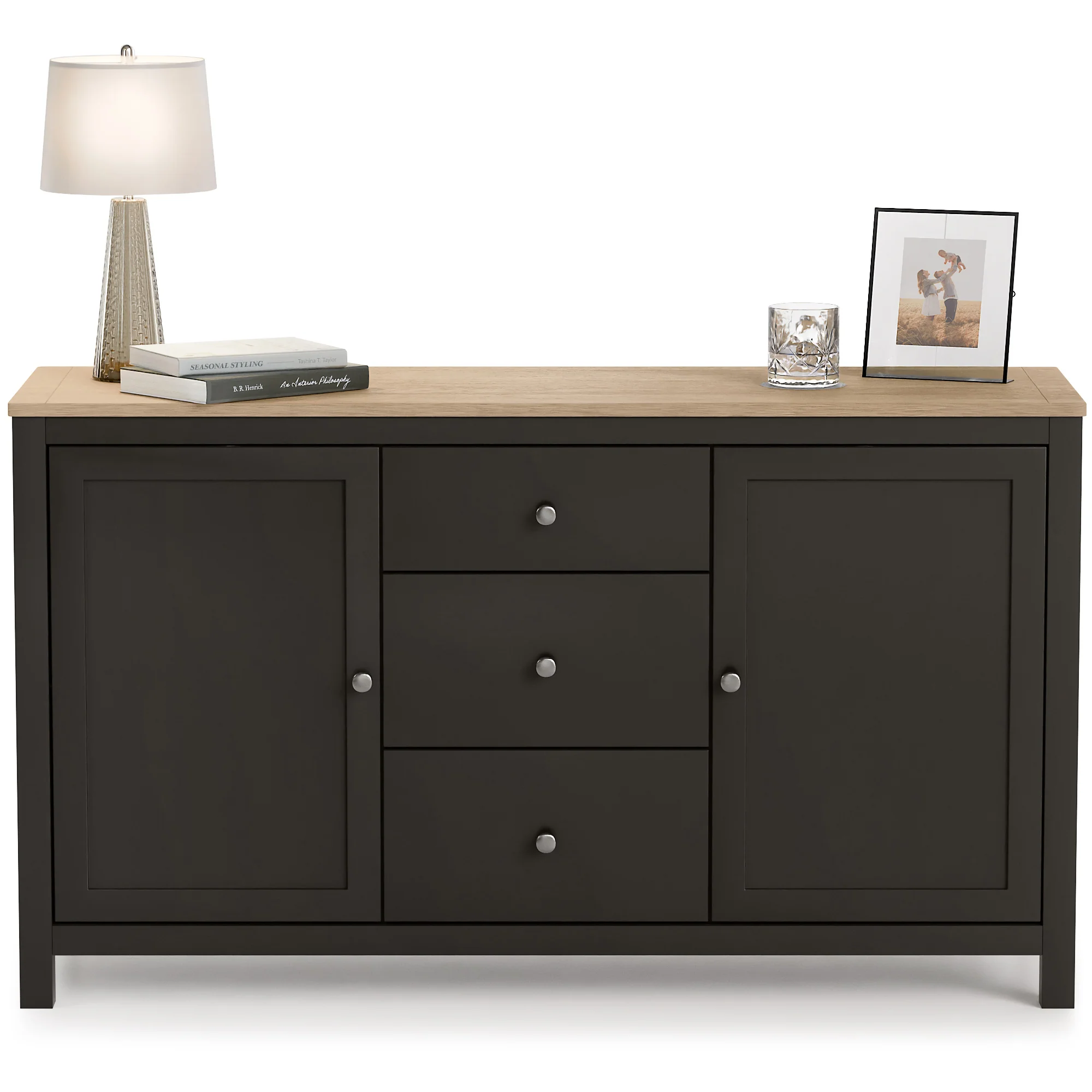 Dartmouth Sideboard with Cupboards & Drawers - Image 3