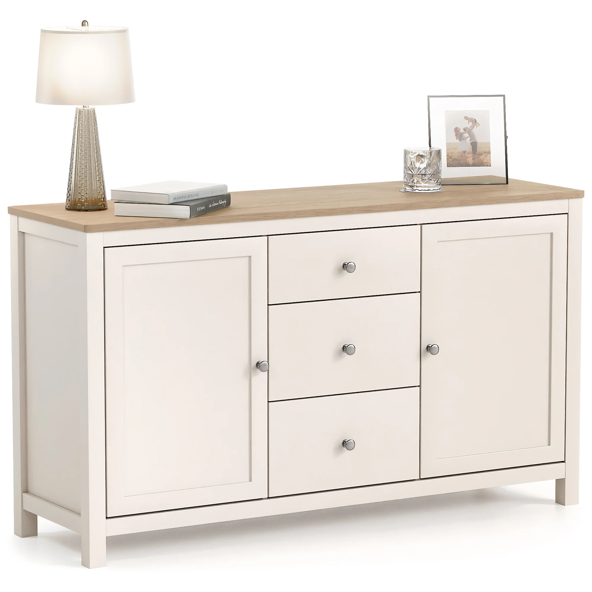 Dartmouth Sideboard with Cupboards & Drawers - Image 5
