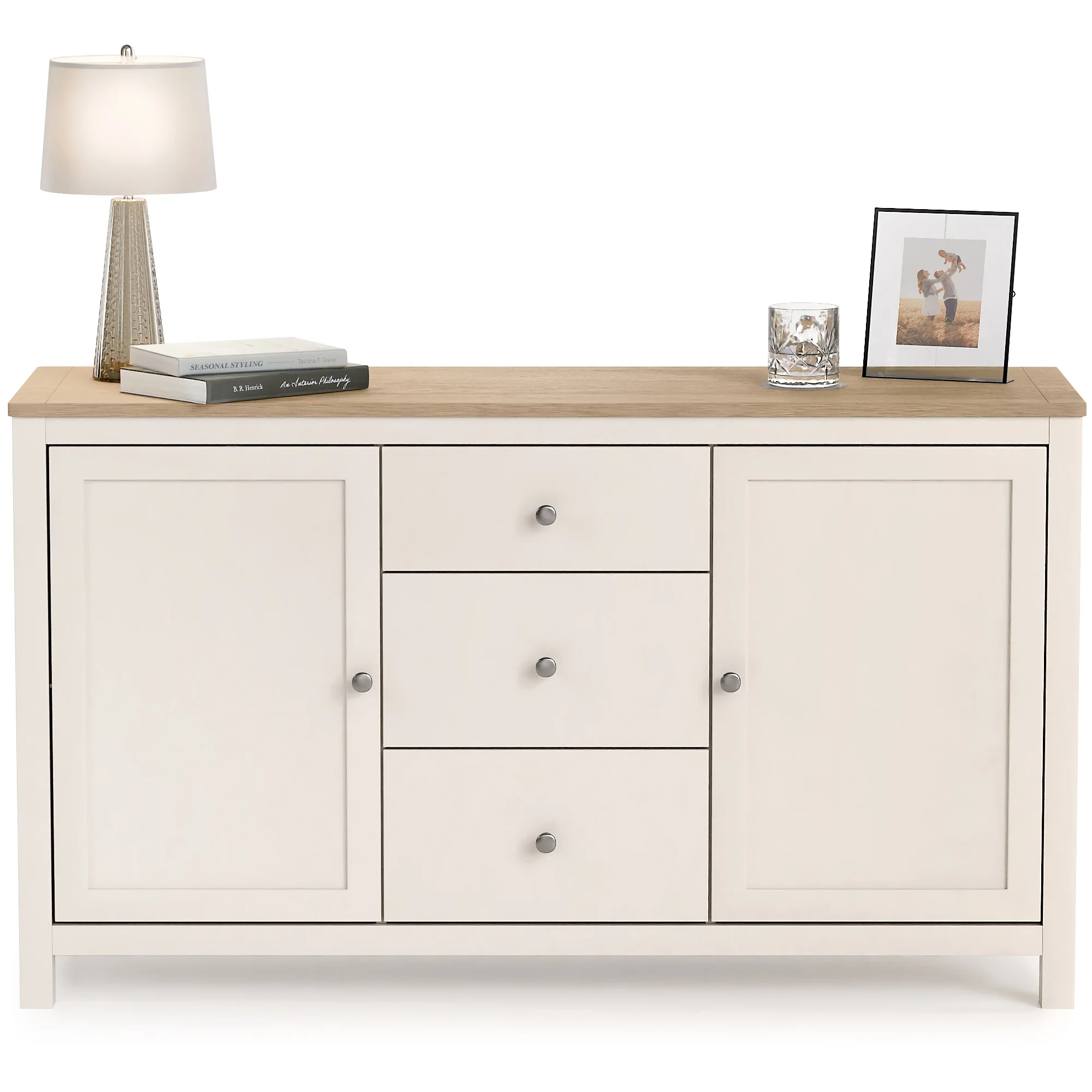 Dartmouth Sideboard with Cupboards & Drawers - Image 7