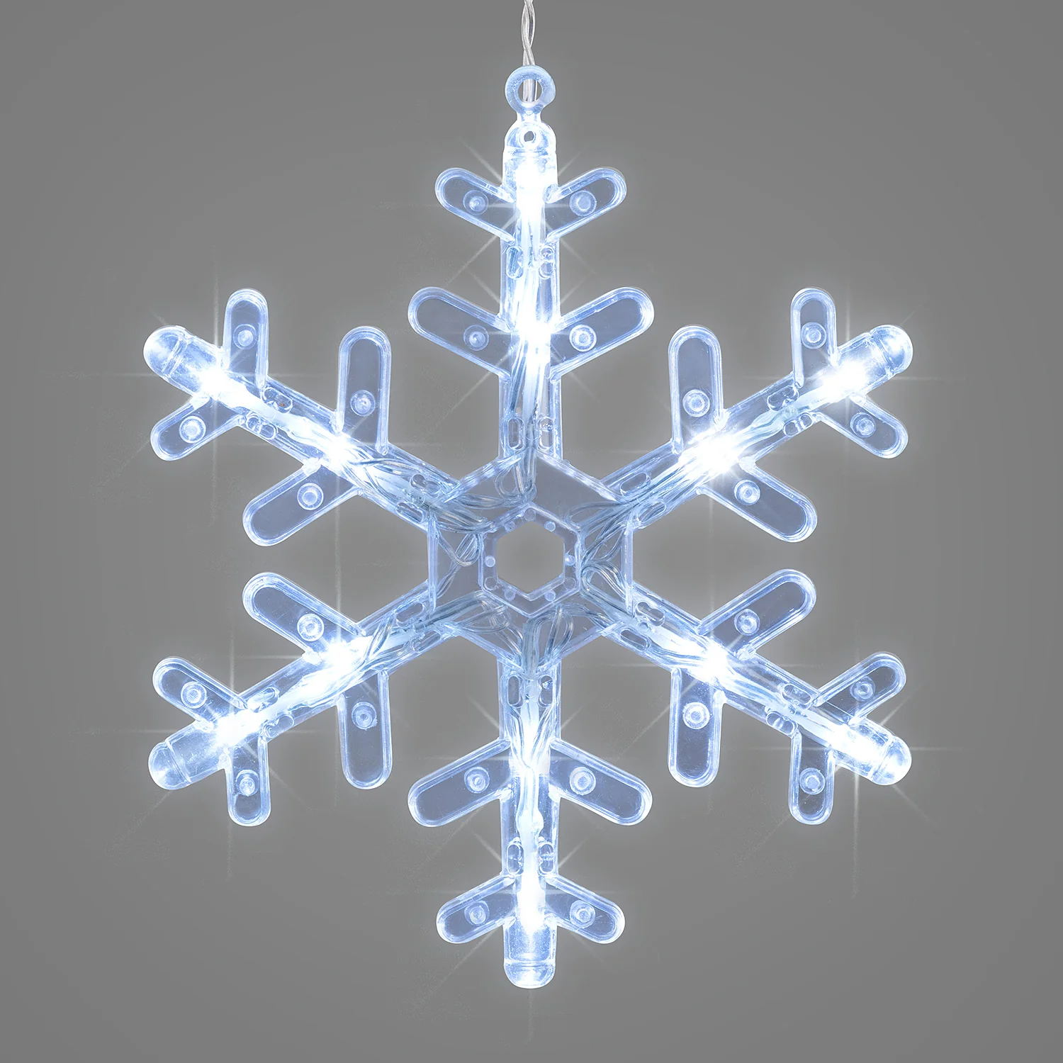 Christmas Snowflake Curtain Lights - Image 3