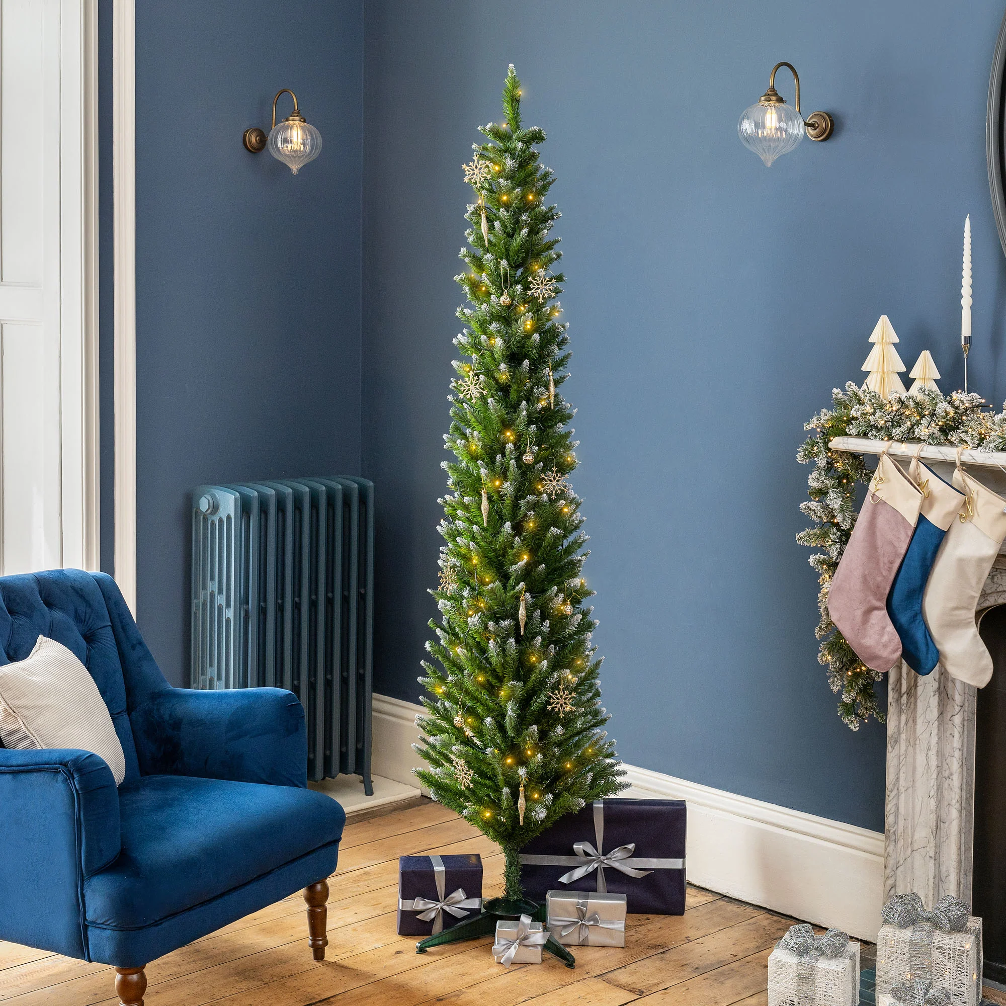 Snowy Pencil Christmas Tree - Image 4