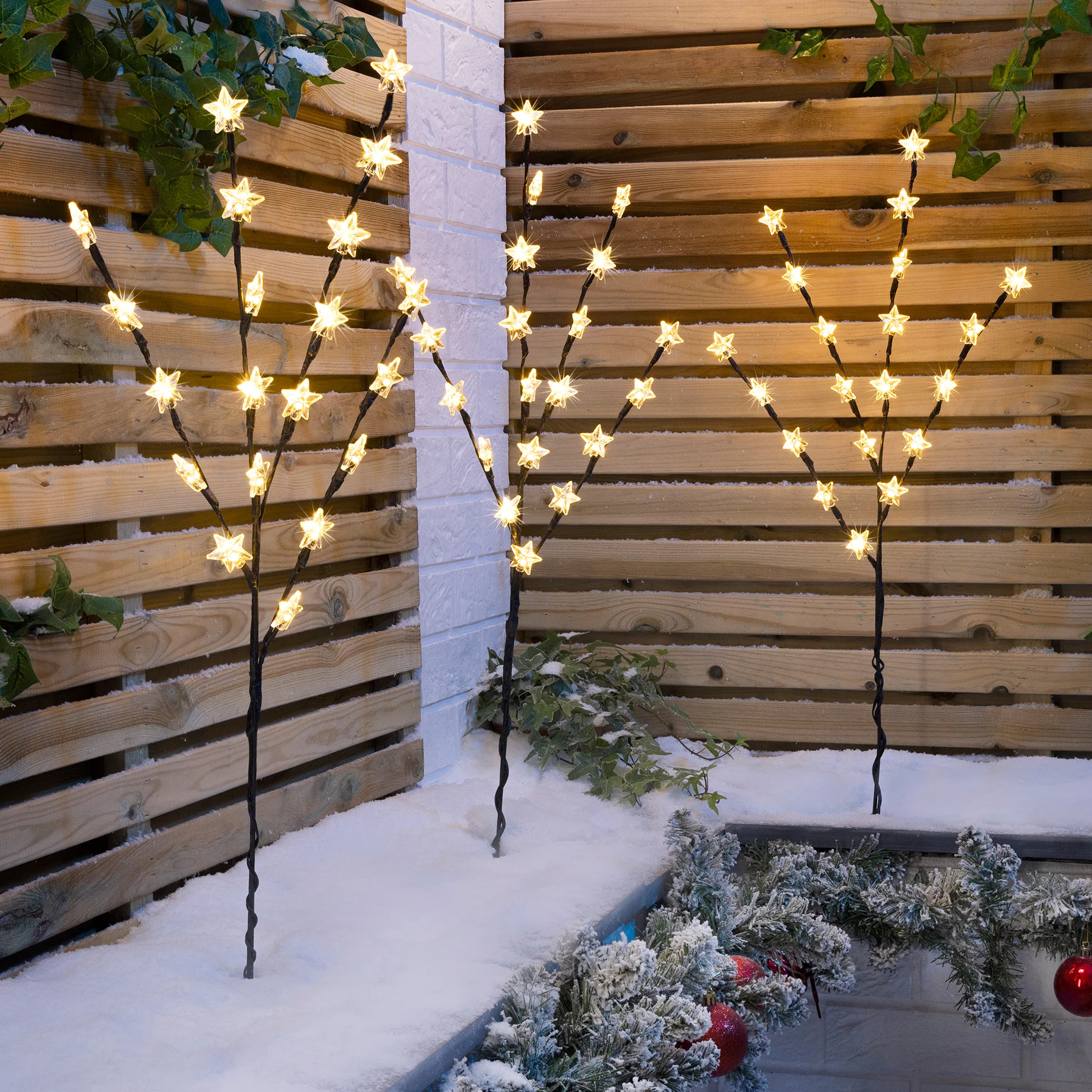 Star Branch Path Lights (Set of 3 x 84cm) - Image 3