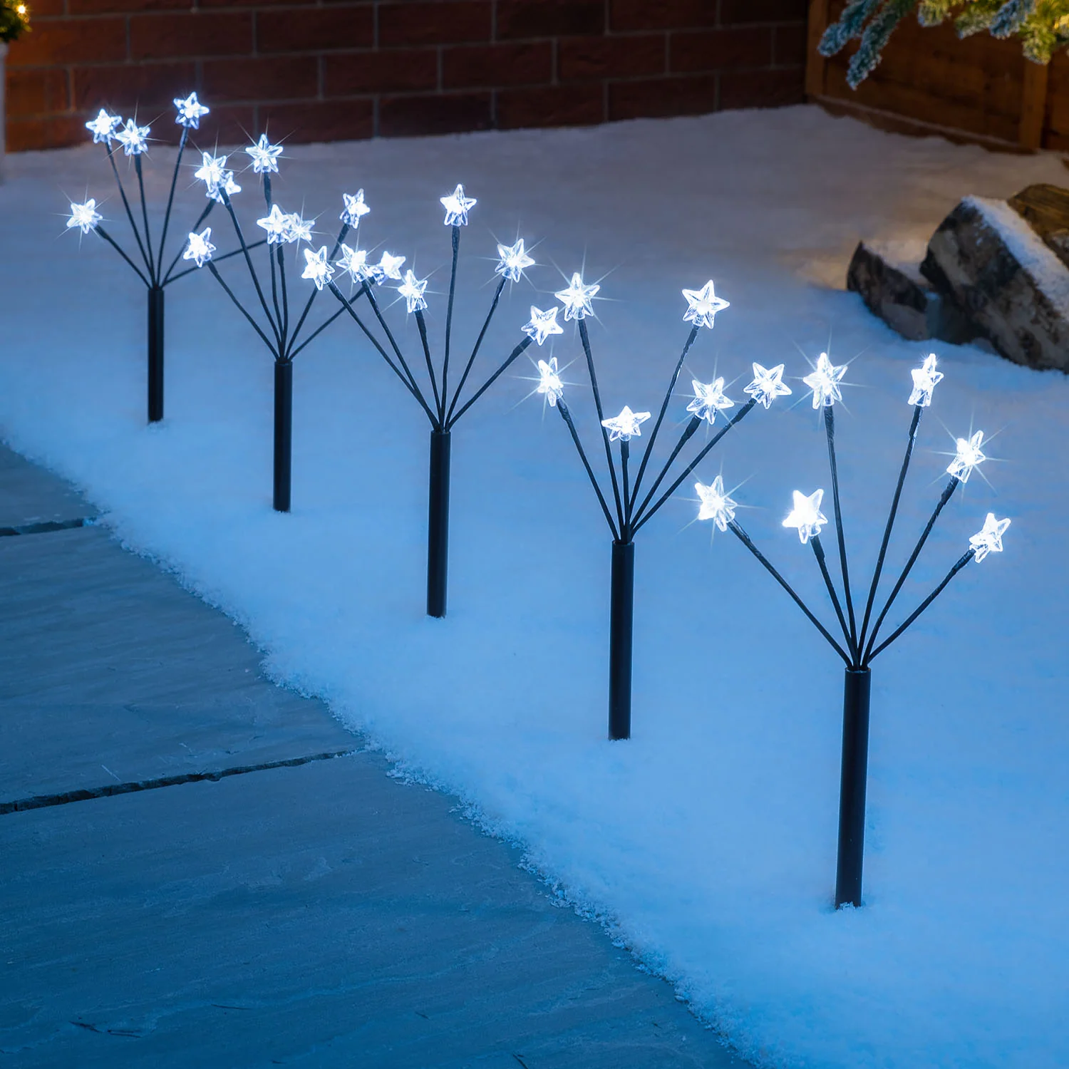 Star Branch Path Lights (Set of 5 x 45cm) - Image 10