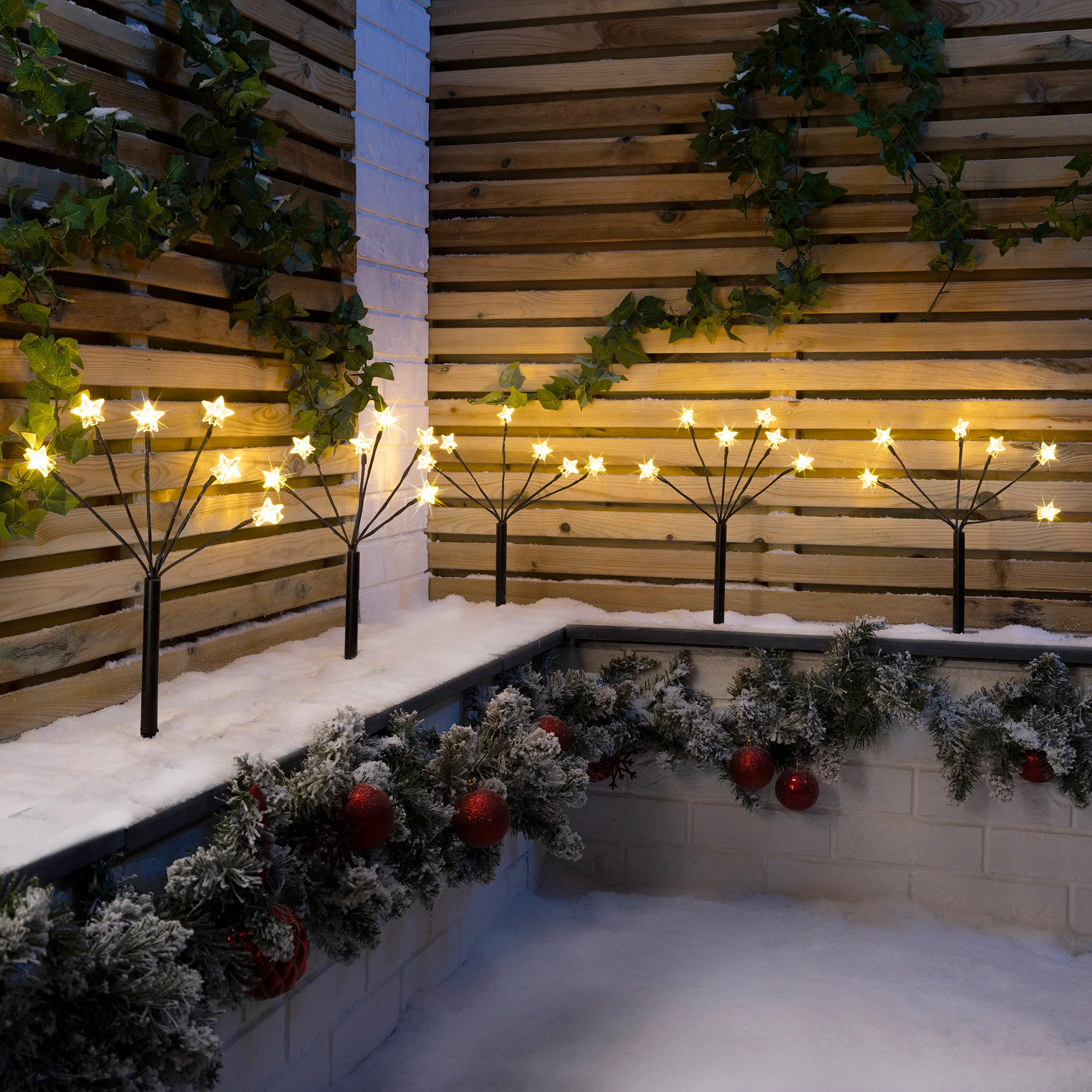 Star Branch Path Lights (Set of 5 x 45cm) - Image 3