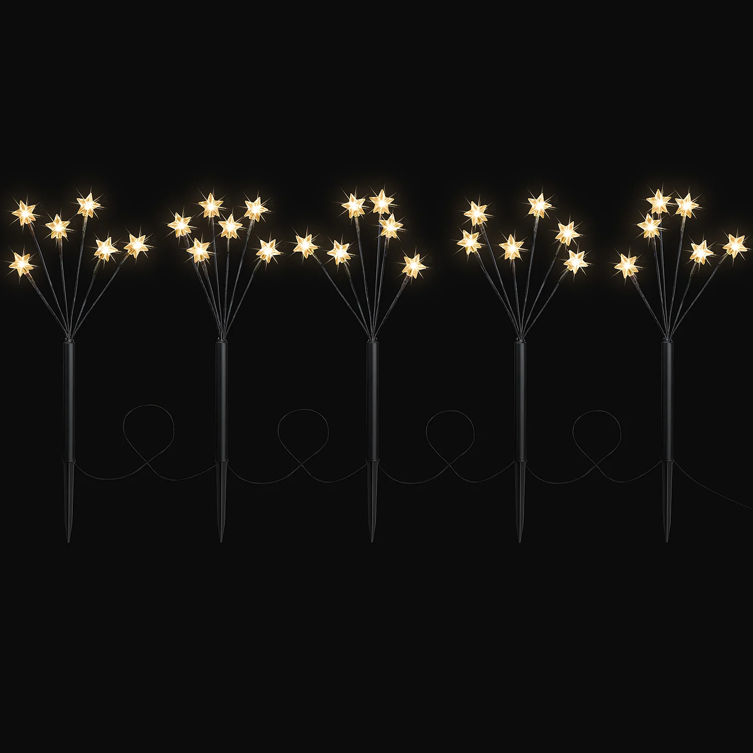 Star Branch Path Lights (Set of 5 x 45cm) - Image 4