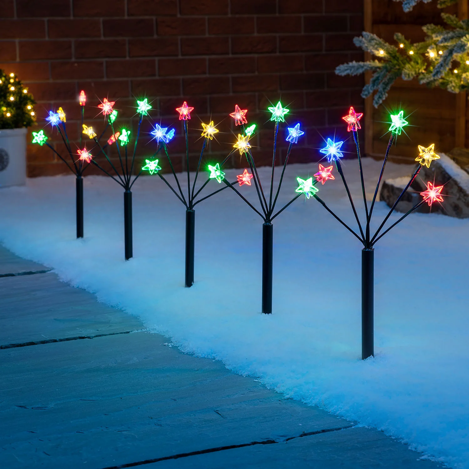 Star Branch Path Lights (Set of 5 x 45cm) - Image 6