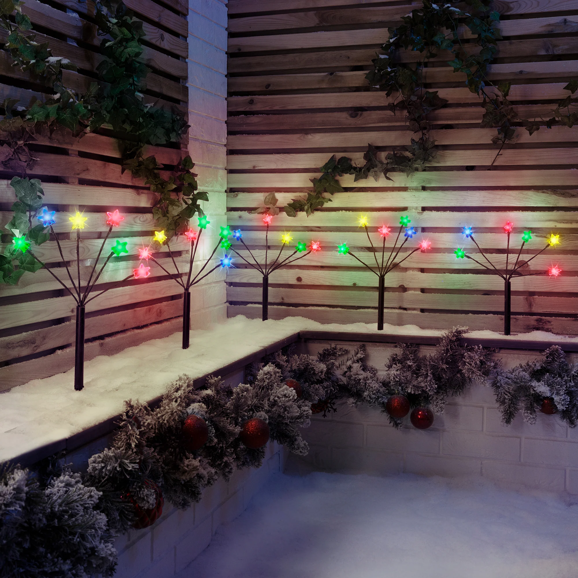 Star Branch Path Lights (Set of 5 x 45cm) - Image 7
