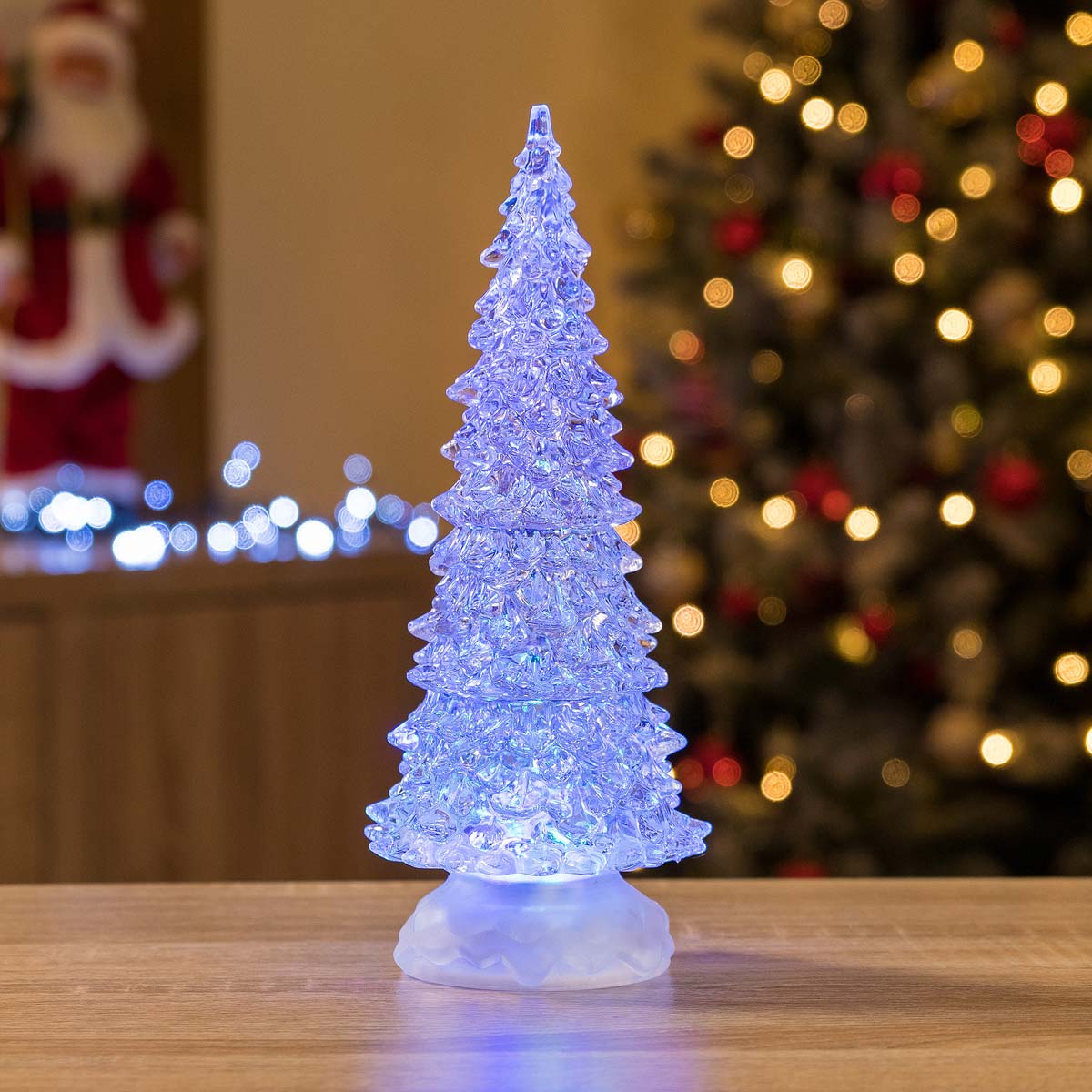 Swirling Glitter LED Christmas Tree - Image 4