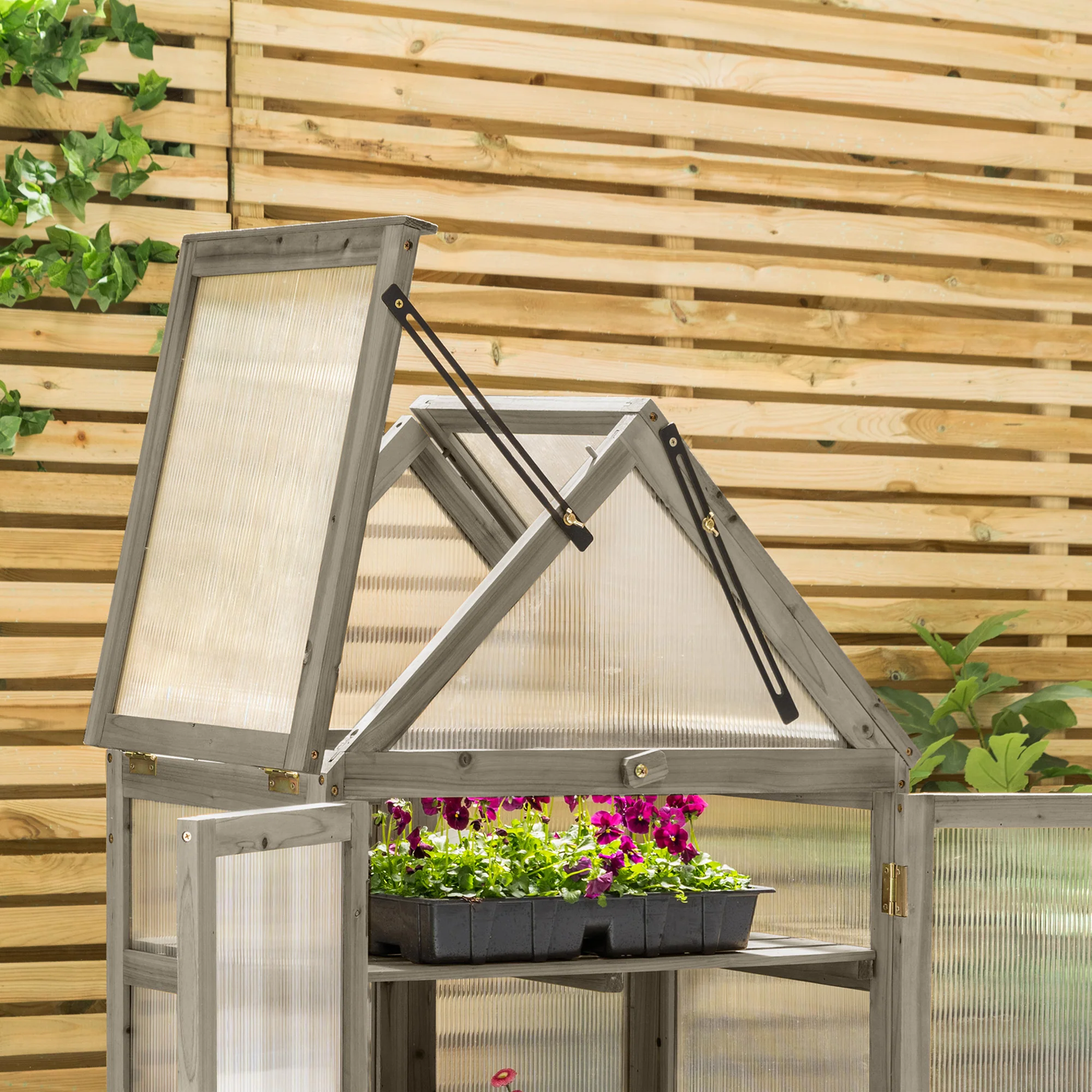 Apex Cold Frame Greenhouse – 3 Tier - Image 4
