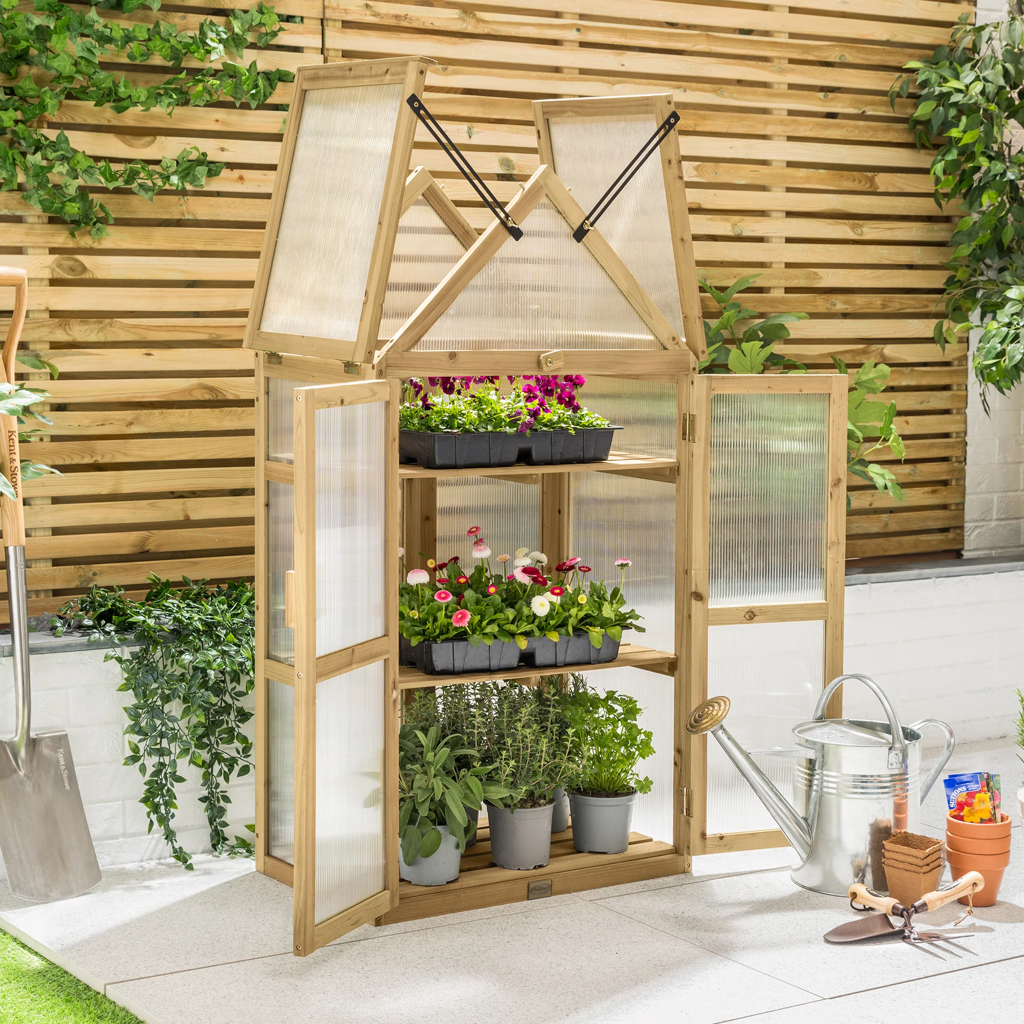 Apex Cold Frame Greenhouse – 3 Tier - Image 6