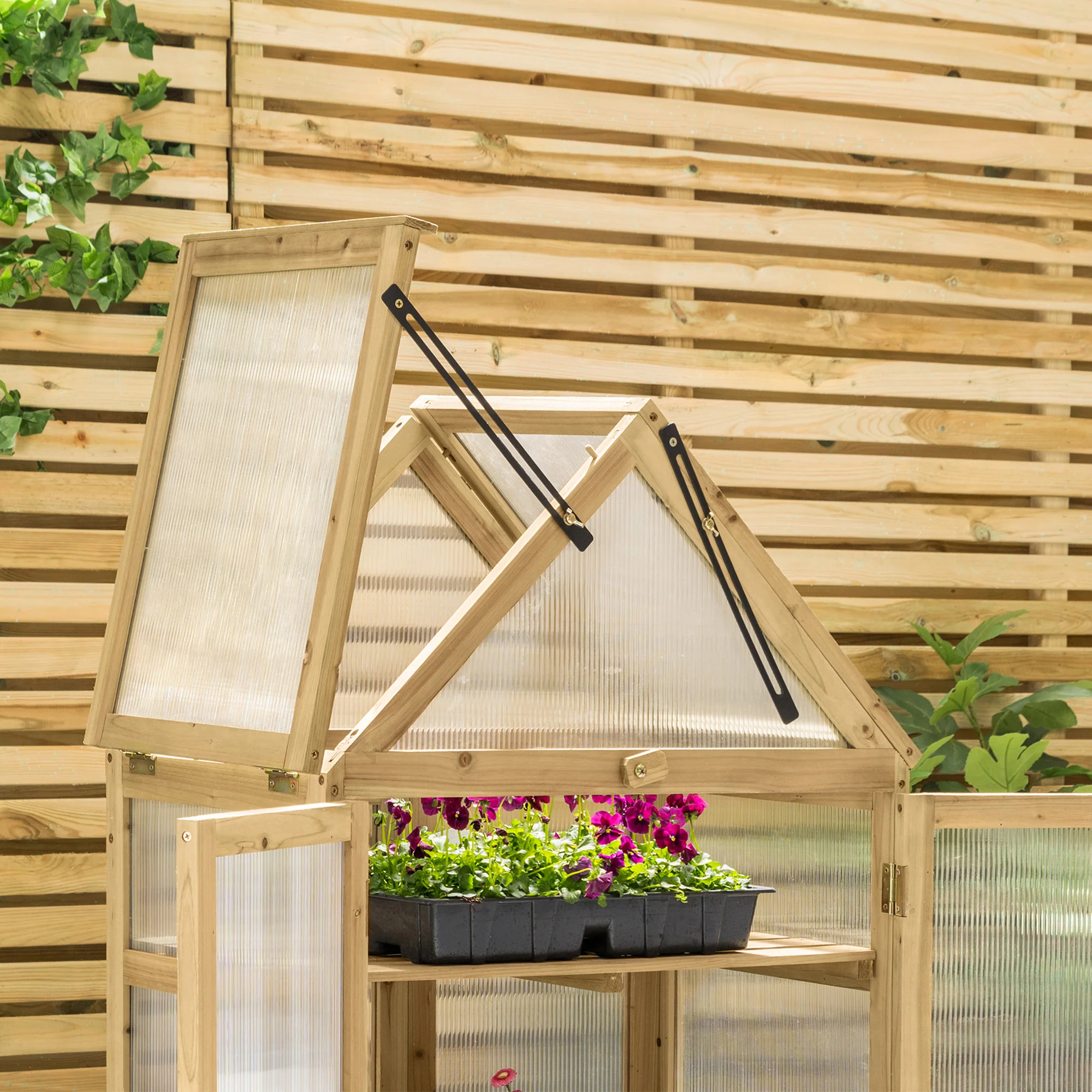 Apex Cold Frame Greenhouse – 3 Tier - Image 8